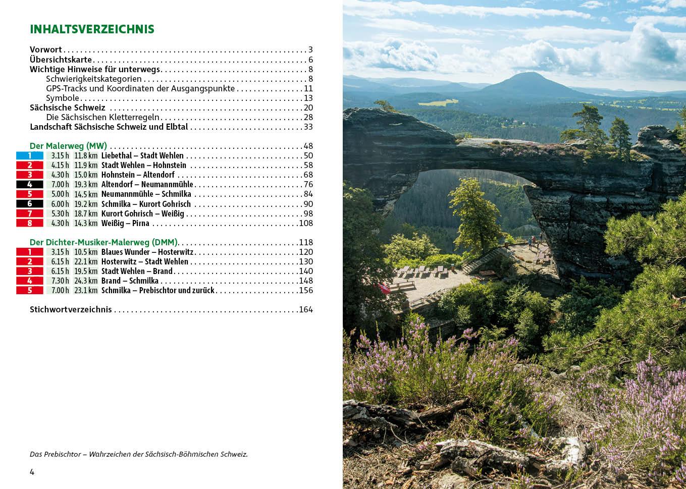 Beispielinhalt (Bild) Malerweg und Dichter-Musiker-Maler-Weg