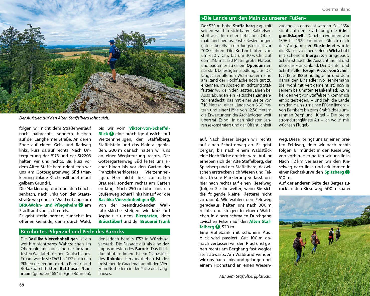 Beispielinhalt (Bild) Wochenendtouren Franken