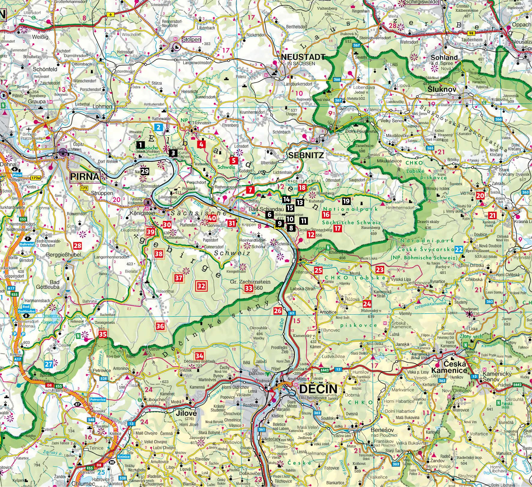 Beispielinhalt (Bild) Wilde Wege Elbsandsteingebirge