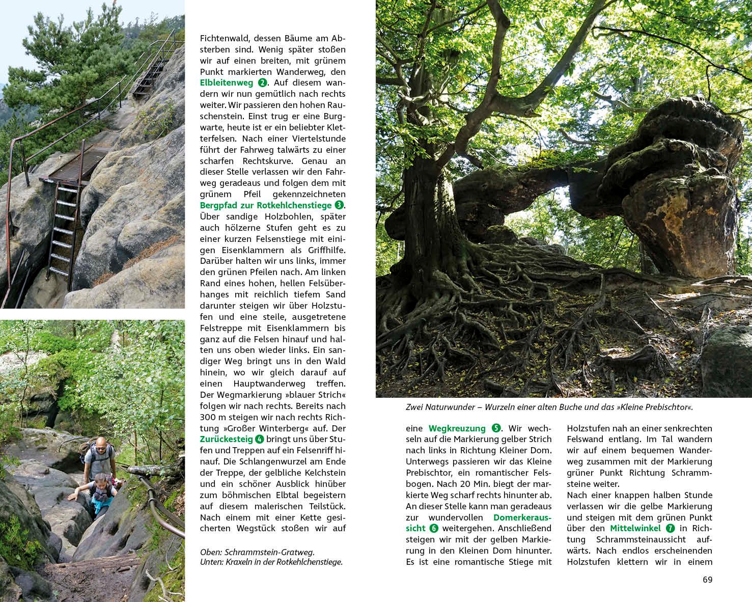 Beispielinhalt (Bild) Wilde Wege Elbsandsteingebirge