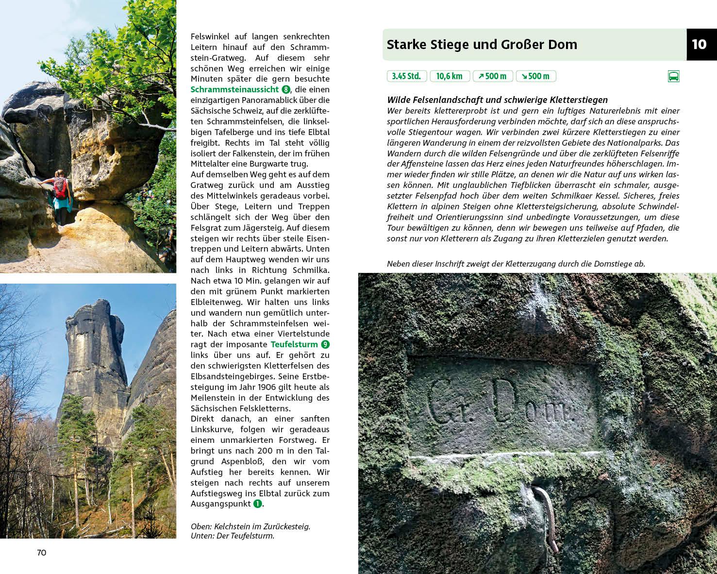 Beispielinhalt (Bild) Wilde Wege Elbsandsteingebirge