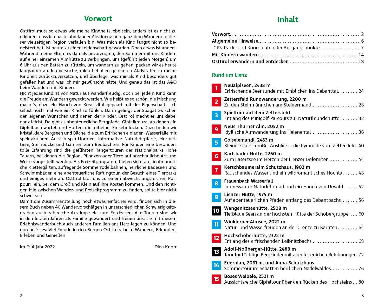 Beispielinhalt (Bild) ErlebnisWandern mit Kindern Osttirol