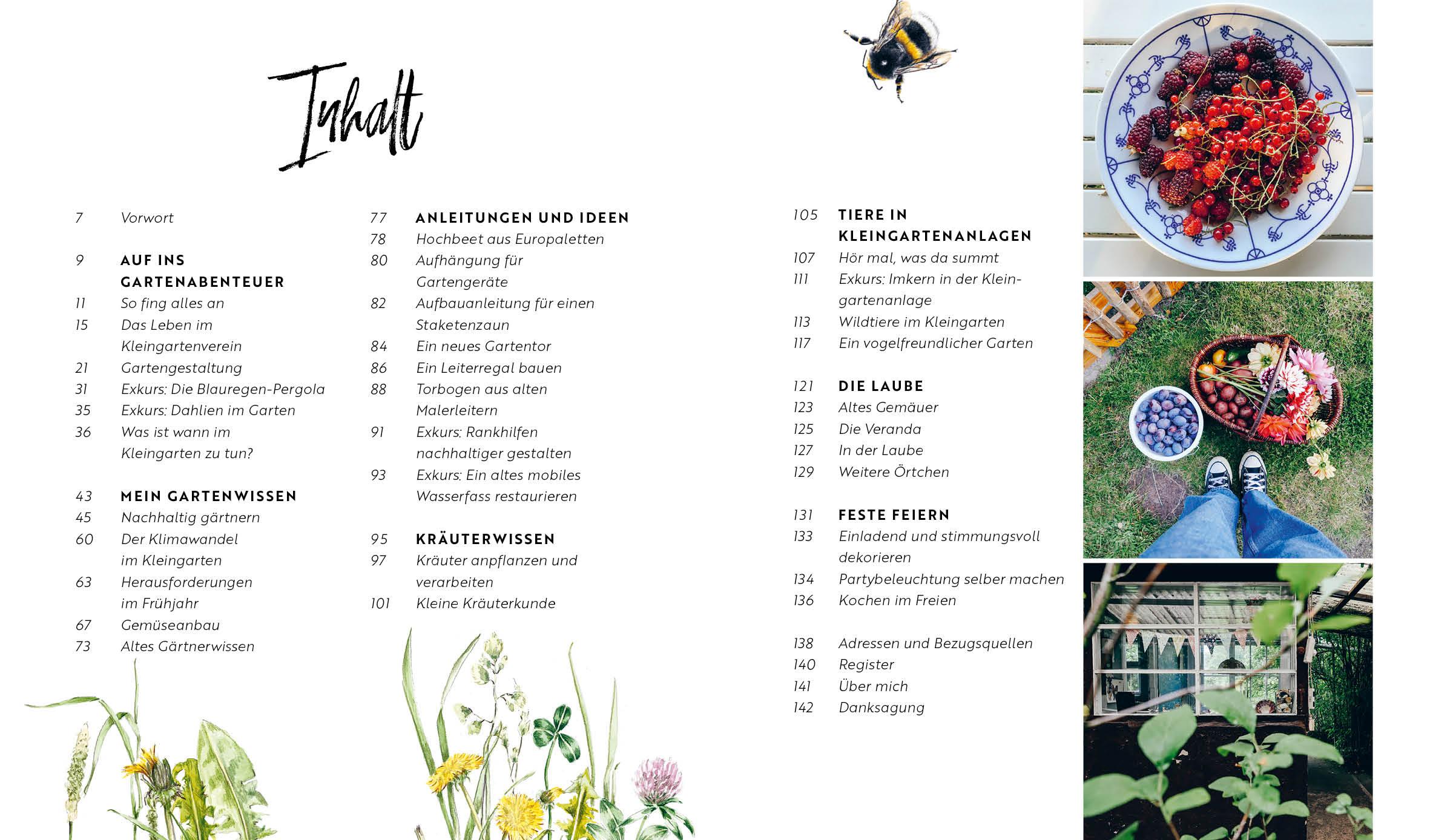 Beispielinhalt (Bild) Kleine Freiheit Garten - Glücklich im Schrebergarten