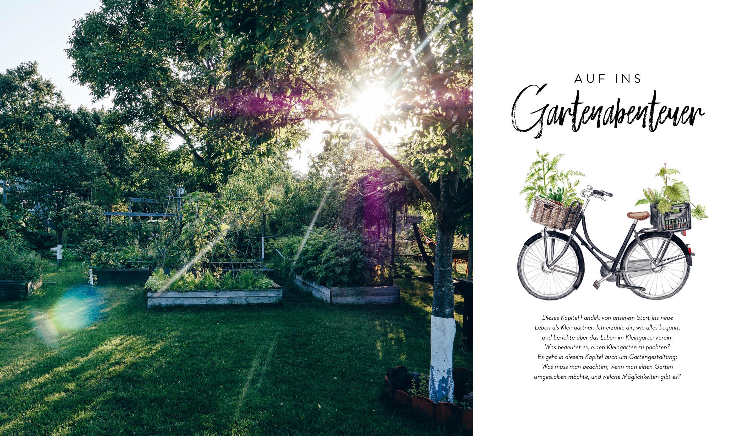 Beispielinhalt (Bild) Kleine Freiheit Garten - Glücklich im Schrebergarten