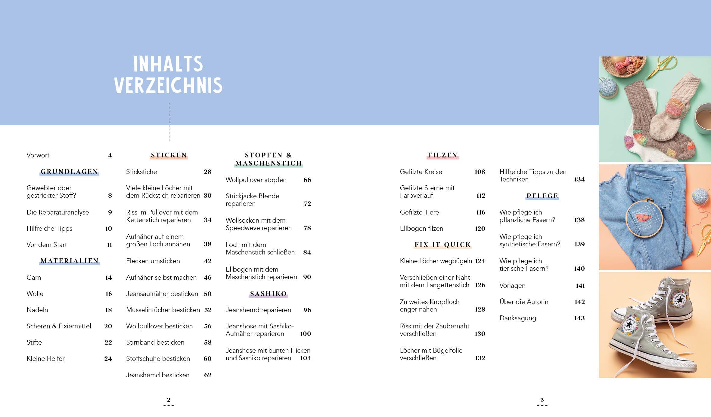 Beispielinhalt (Bild) Lieblingskleidung einfach stylish reparieren - I fix you!