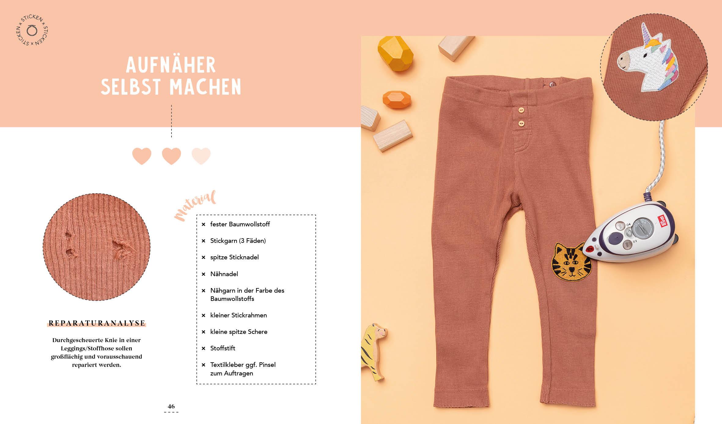 Beispielinhalt (Bild) Lieblingskleidung einfach stylish reparieren - I fix you!