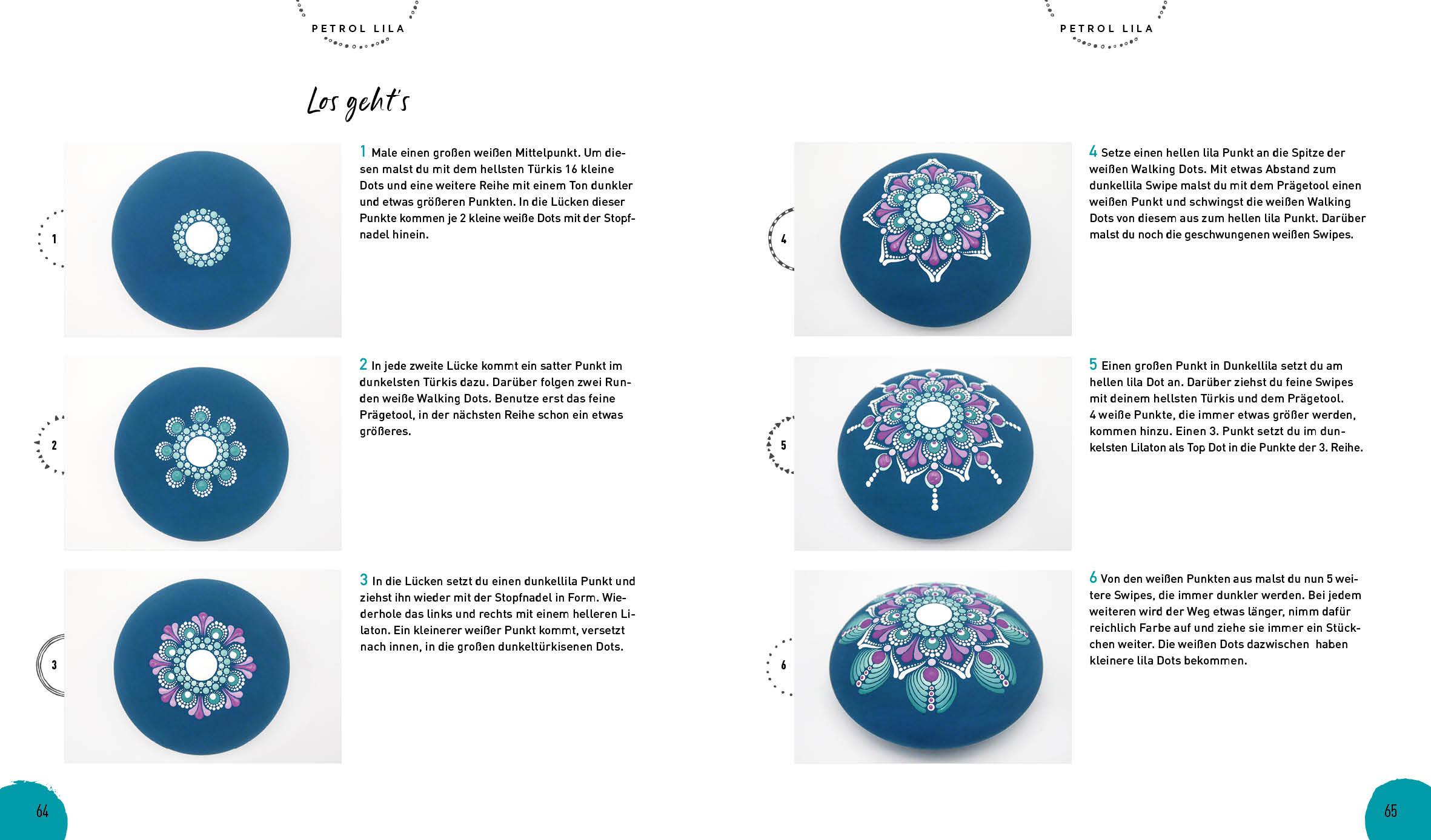 Beispielinhalt (Bild) Steine bemalen - Mandala - Band 2
