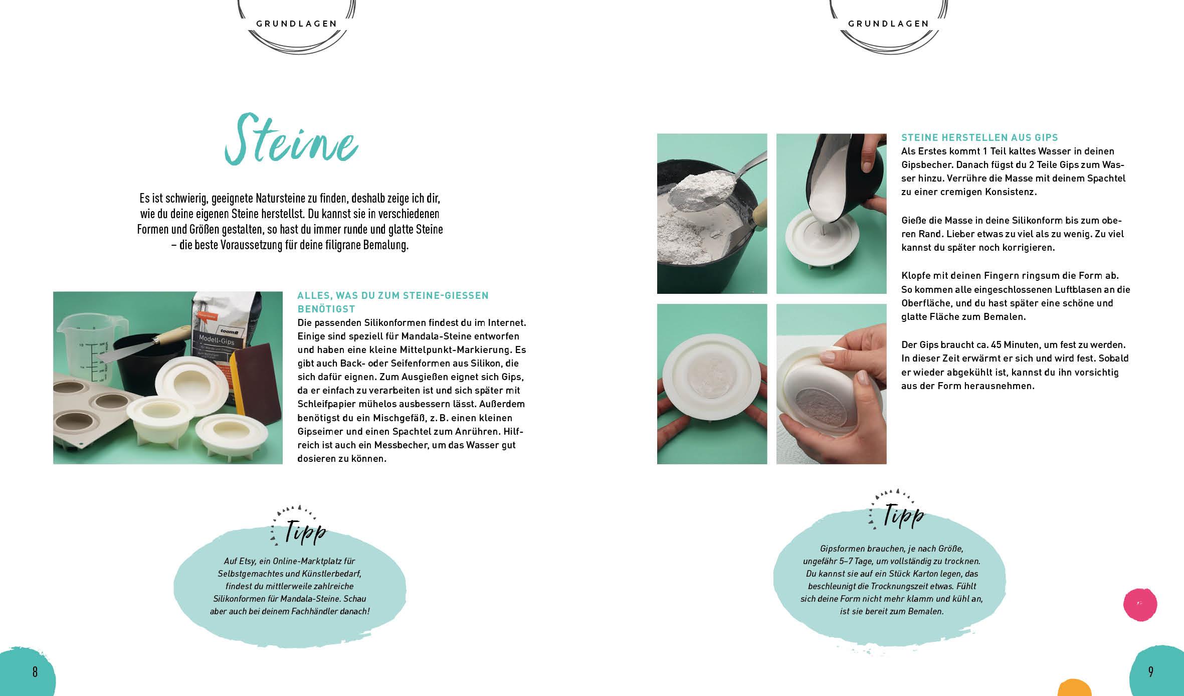 Beispielinhalt (Bild) Steine bemalen - Mandala - Band 2