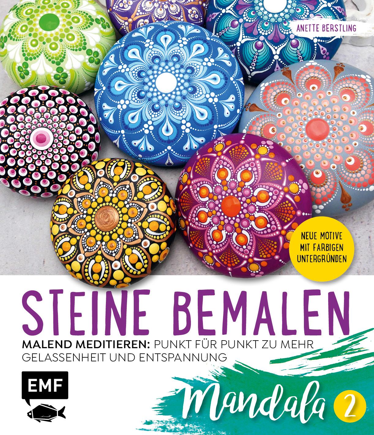 Vorderes Coverbild Steine bemalen - Mandala - Band 2