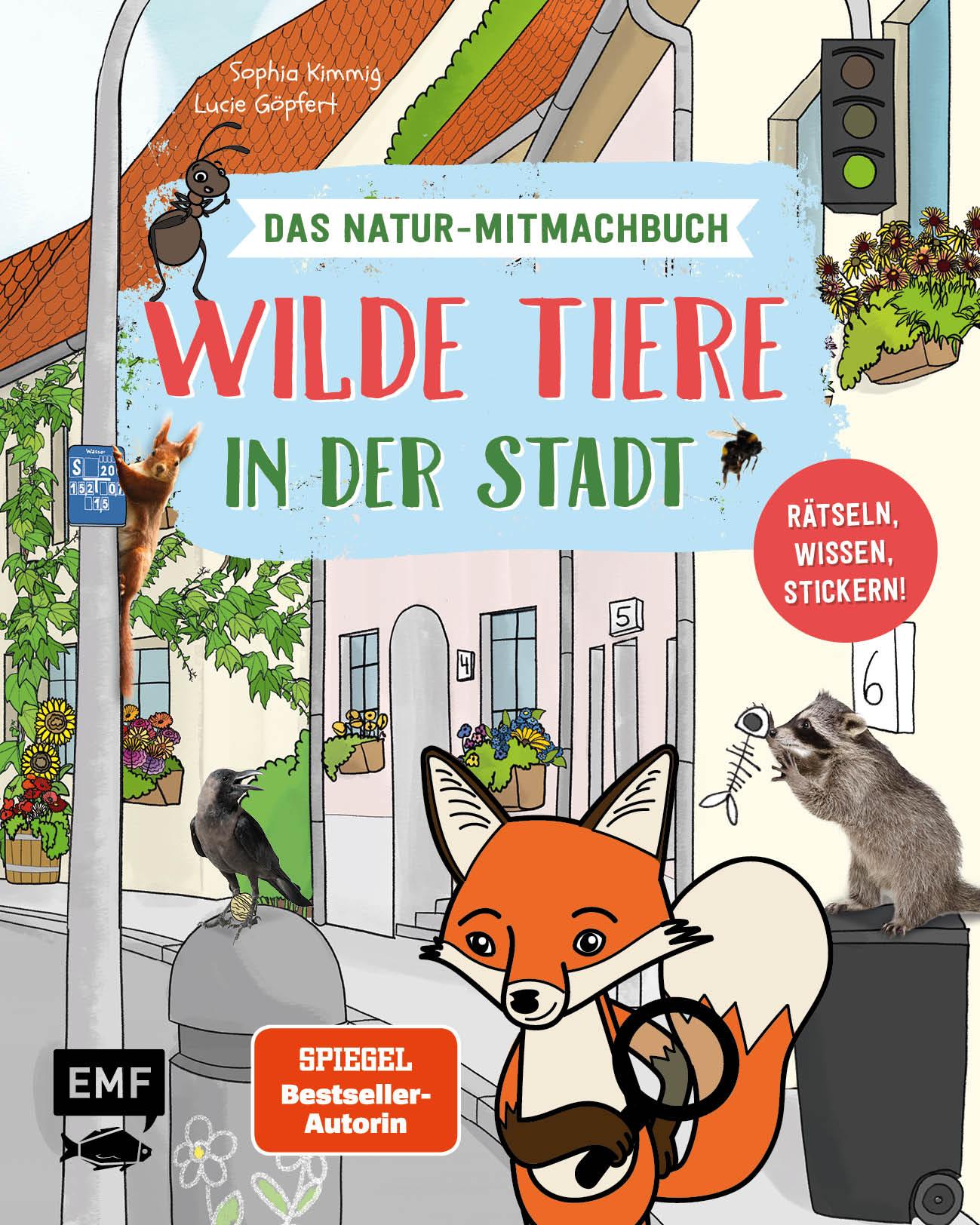 Vorderes Coverbild Wilde Tiere in der Stadt - Das Natur-Mitmachbuch