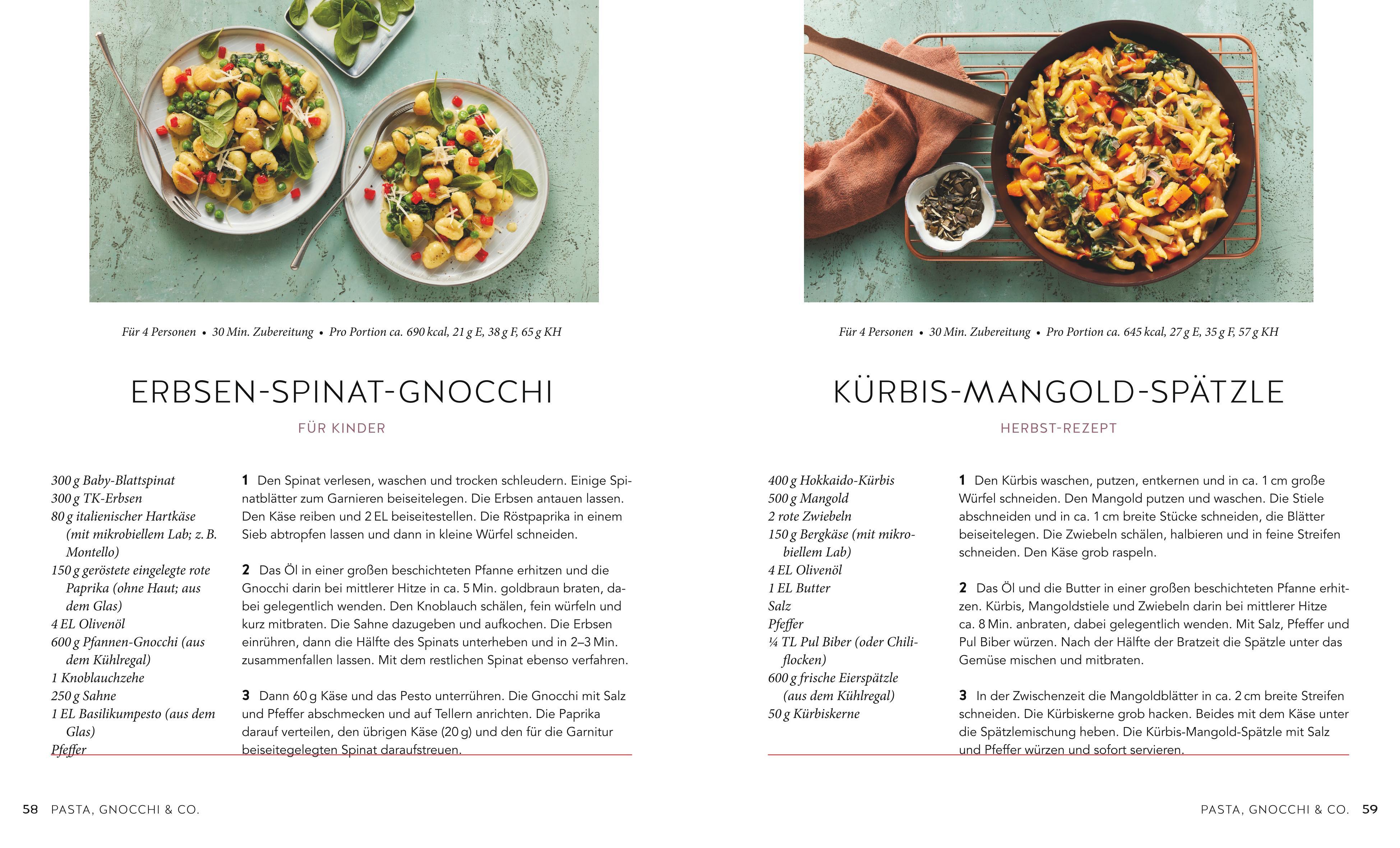 Beispielinhalt (Bild) Expresskochen vegetarisch