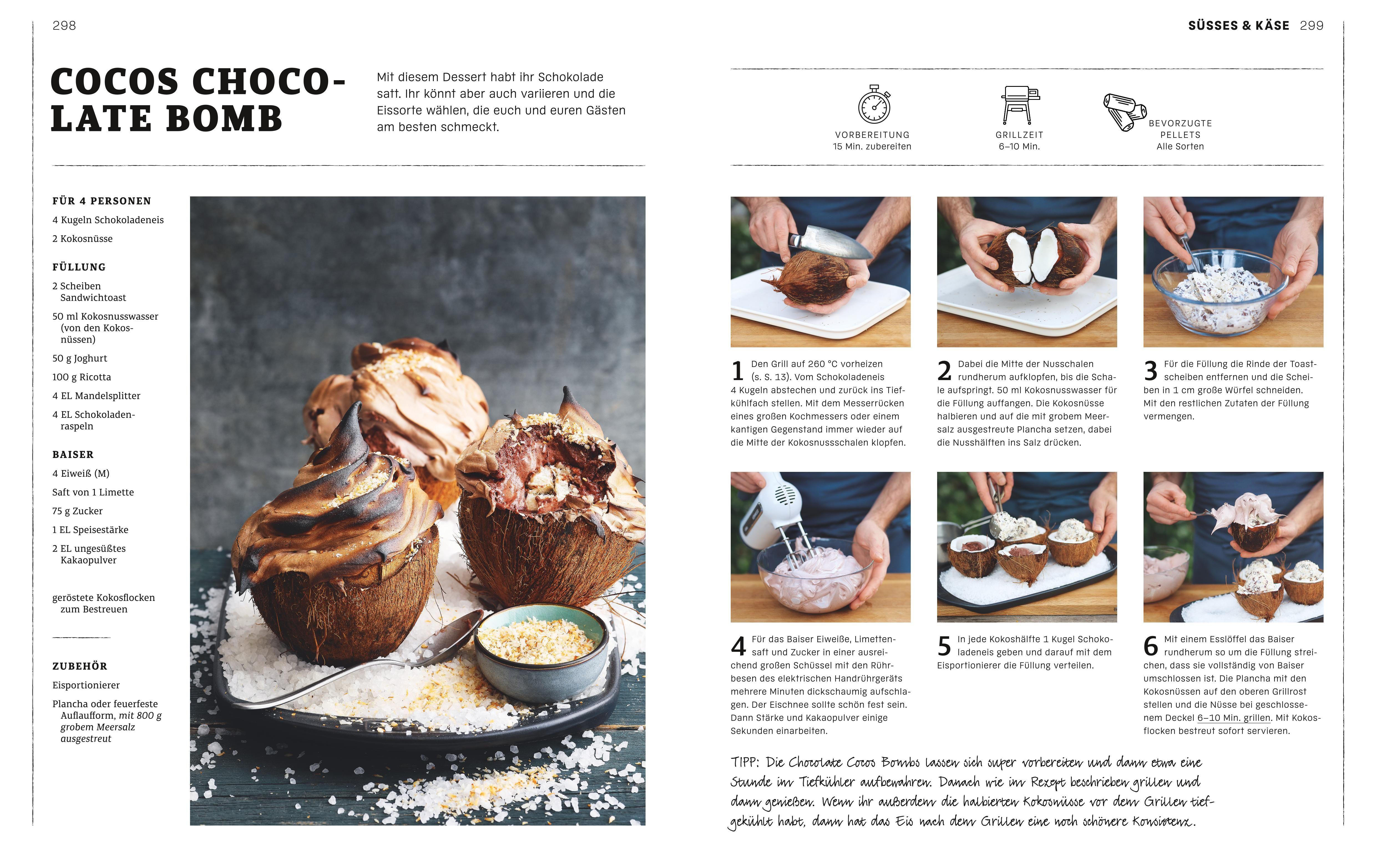 Beispielinhalt (Bild) Weber's Pelletgrillbibel