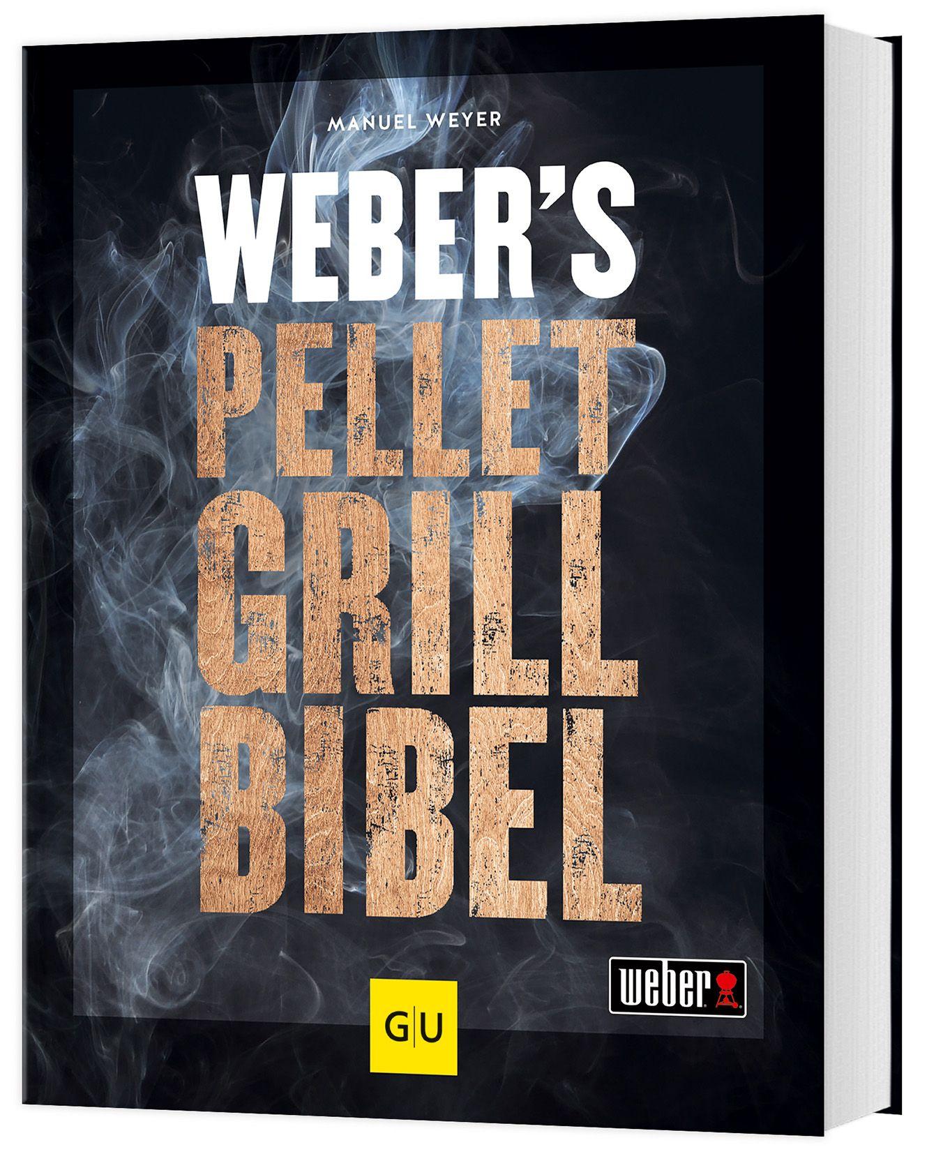 Vorderes Coverbild Weber's Pelletgrillbibel