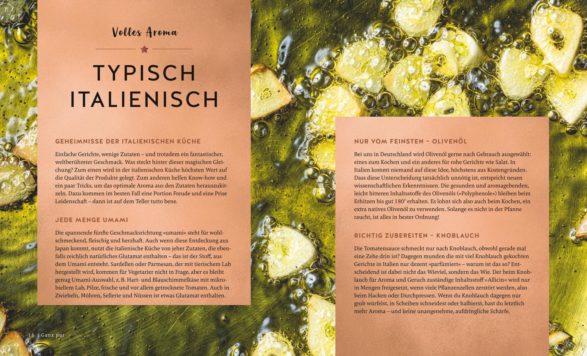 Beispielinhalt (Bild) Italienisch vegetarisch