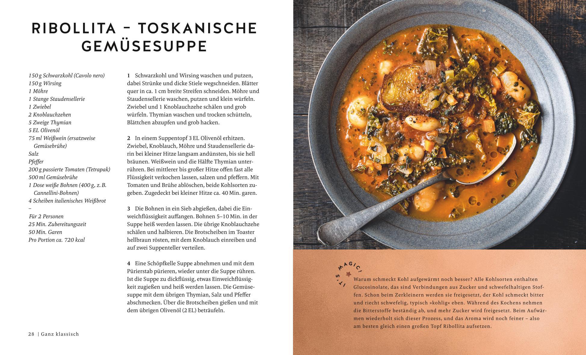 Beispielinhalt (Bild) Italienisch vegetarisch