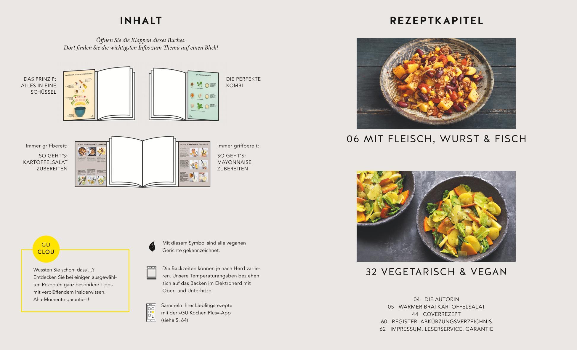 Beispielinhalt (Bild) 1 Kartoffel - 40 Salate