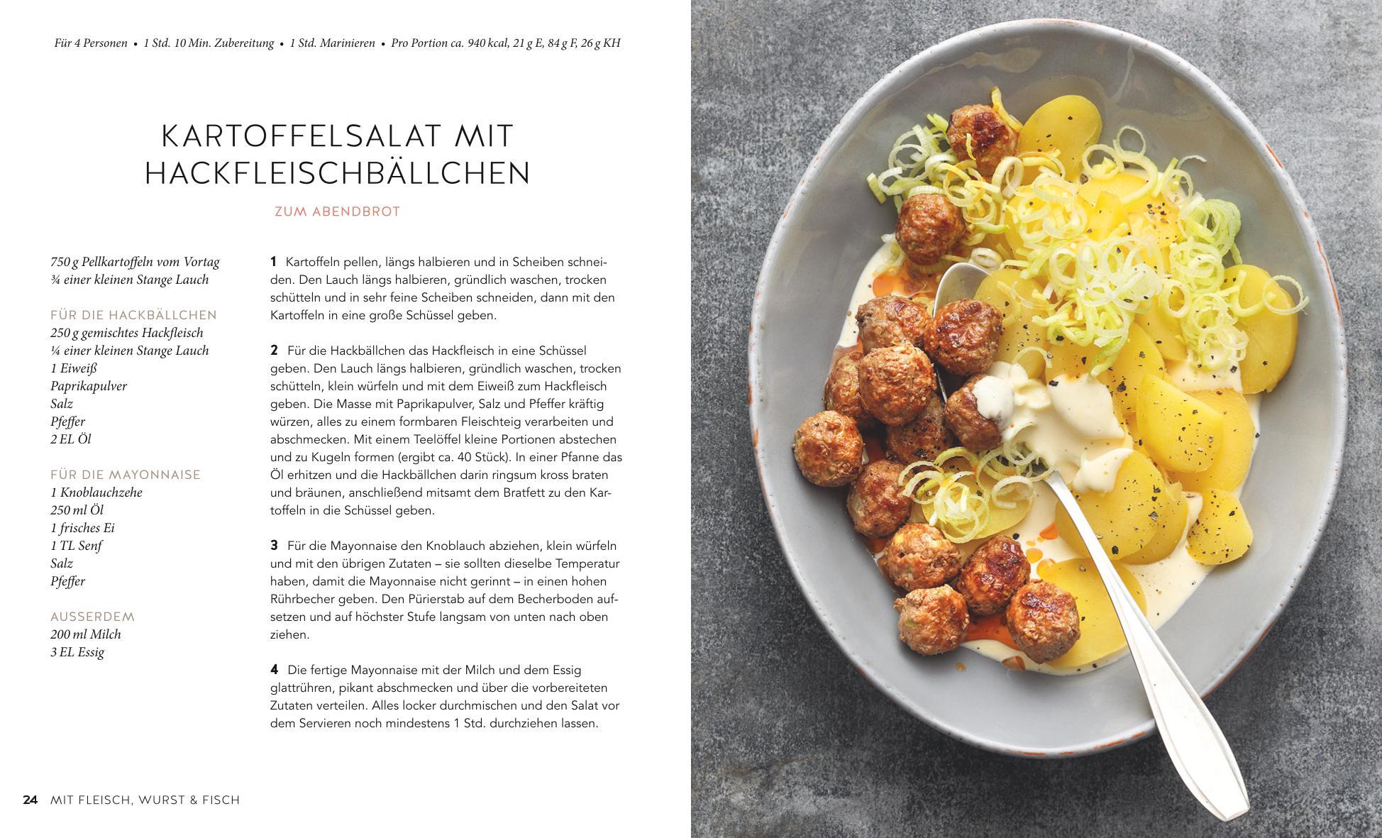 Beispielinhalt (Bild) 1 Kartoffel - 40 Salate