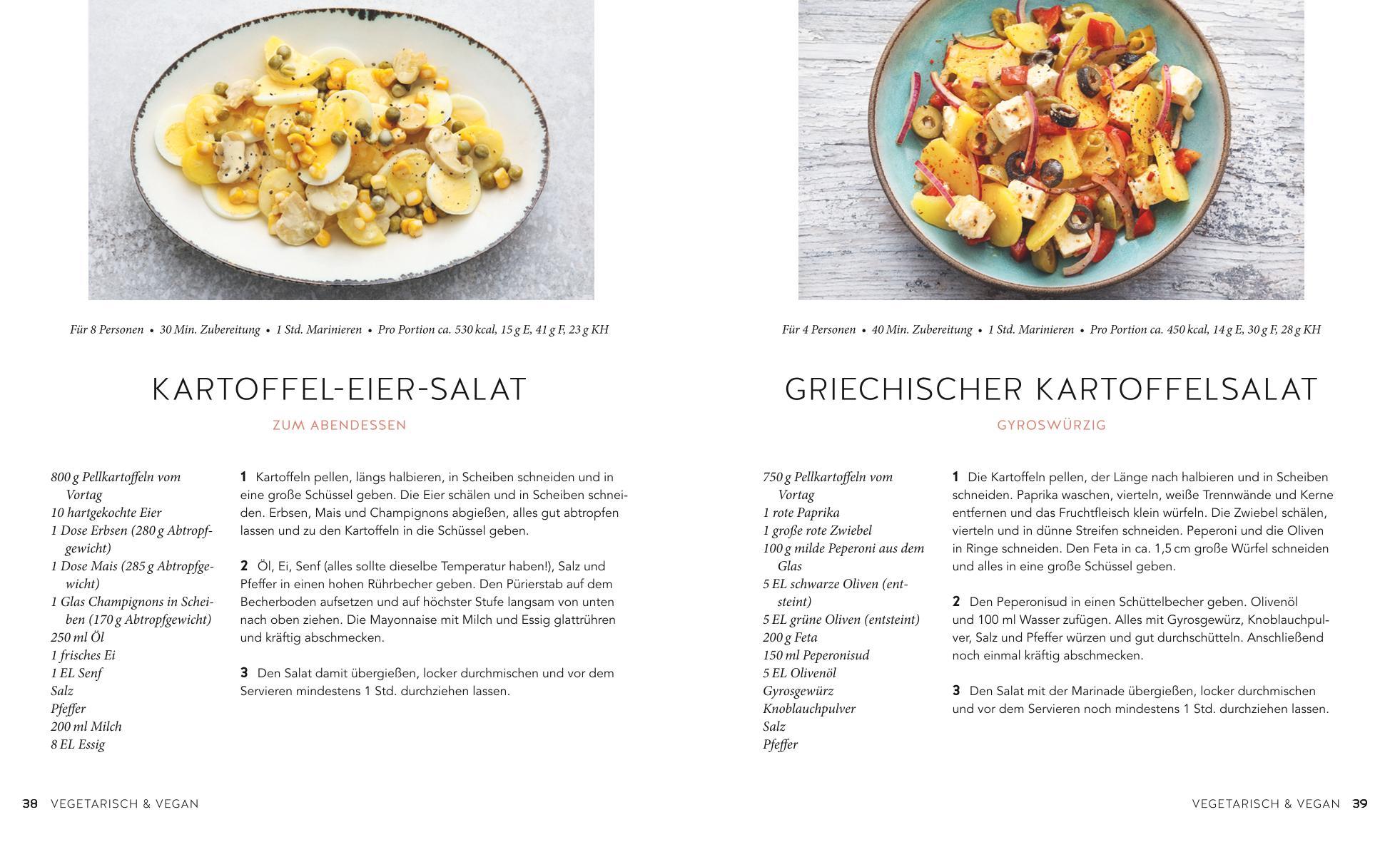 Beispielinhalt (Bild) 1 Kartoffel - 40 Salate