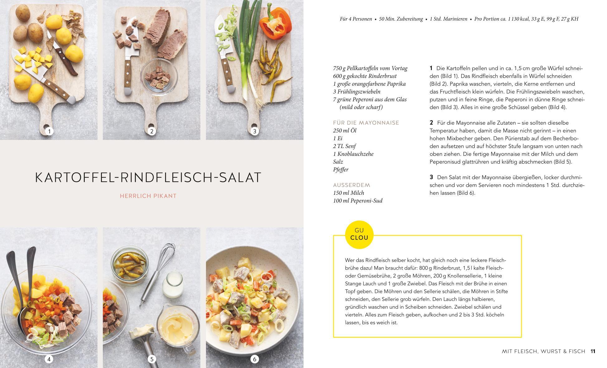 Beispielinhalt (Bild) 1 Kartoffel - 40 Salate