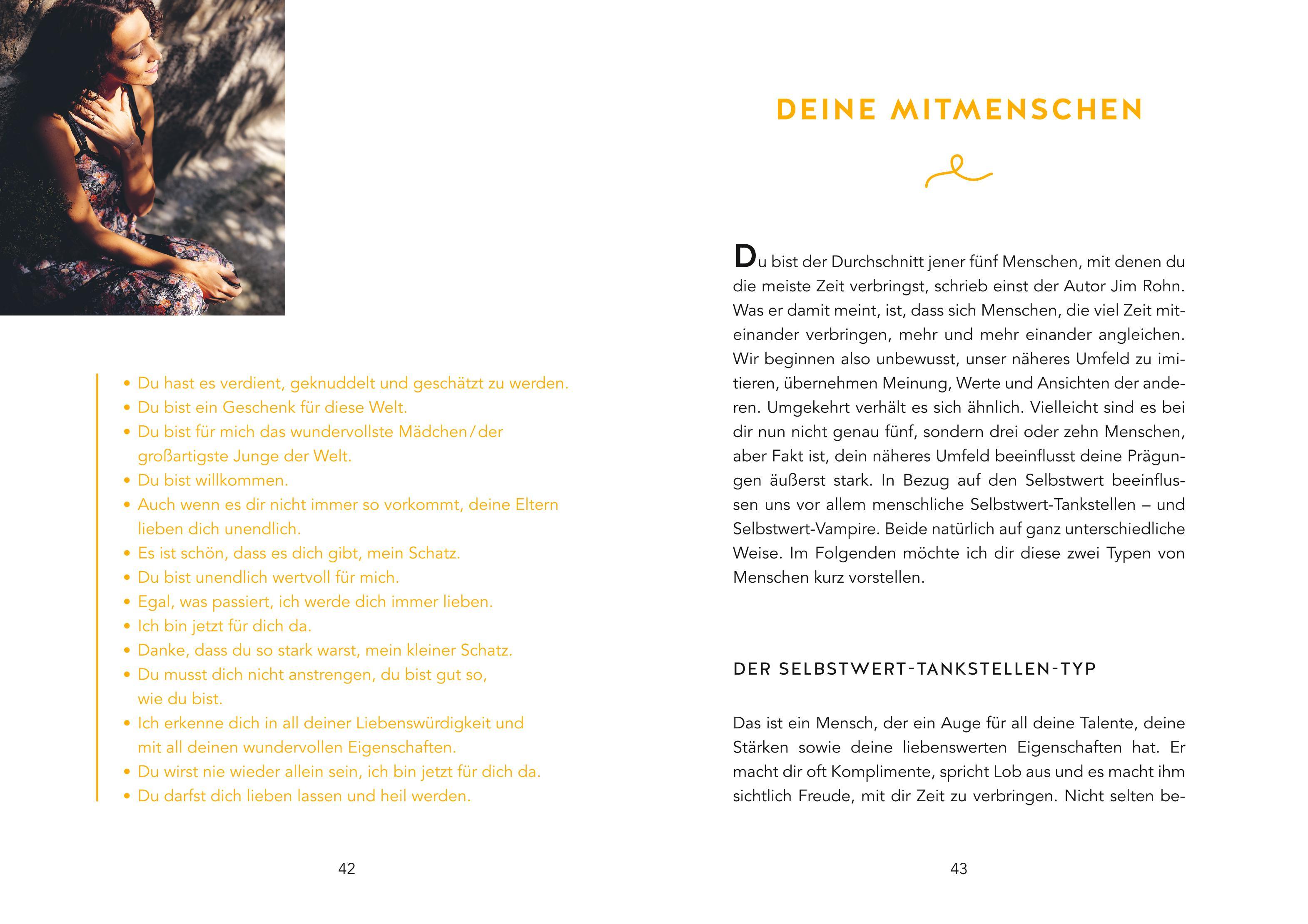 Beispielinhalt (Bild) Es ist ein Geschenk, dass es dich gibt