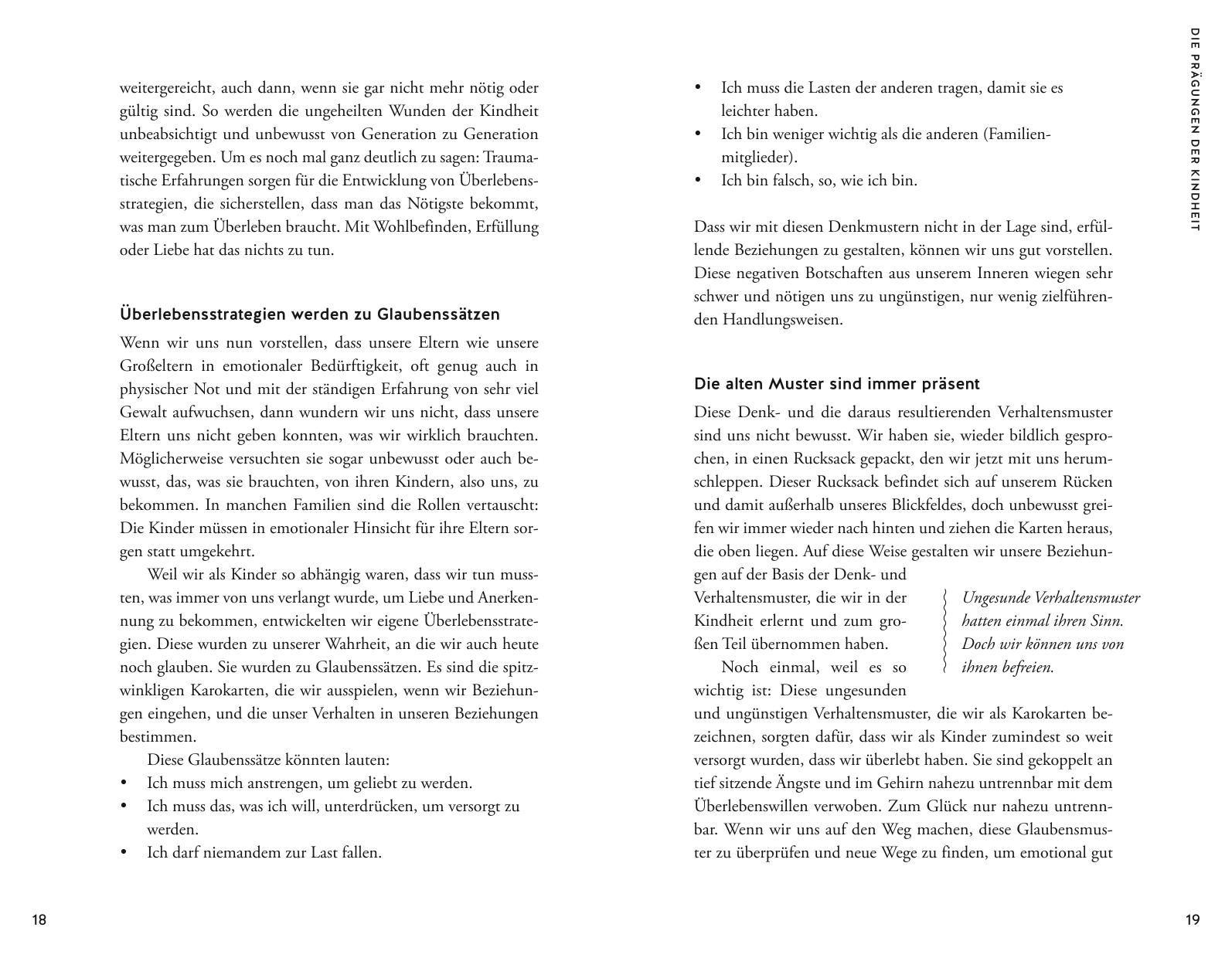 Beispielinhalt (Bild) Heile die Wunden deiner Kindheit