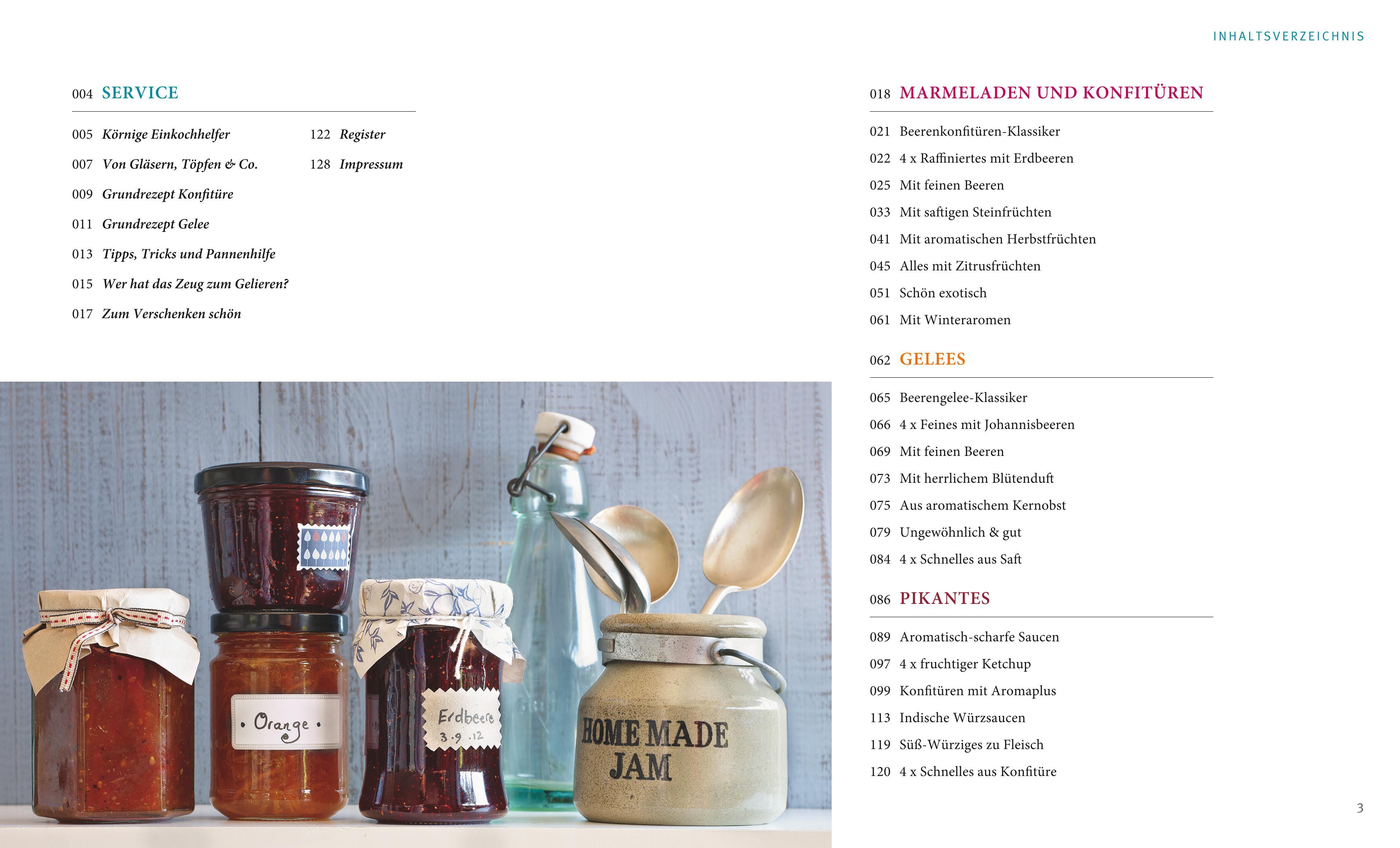 Beispielinhalt (Bild) Marmelade selbst gemacht