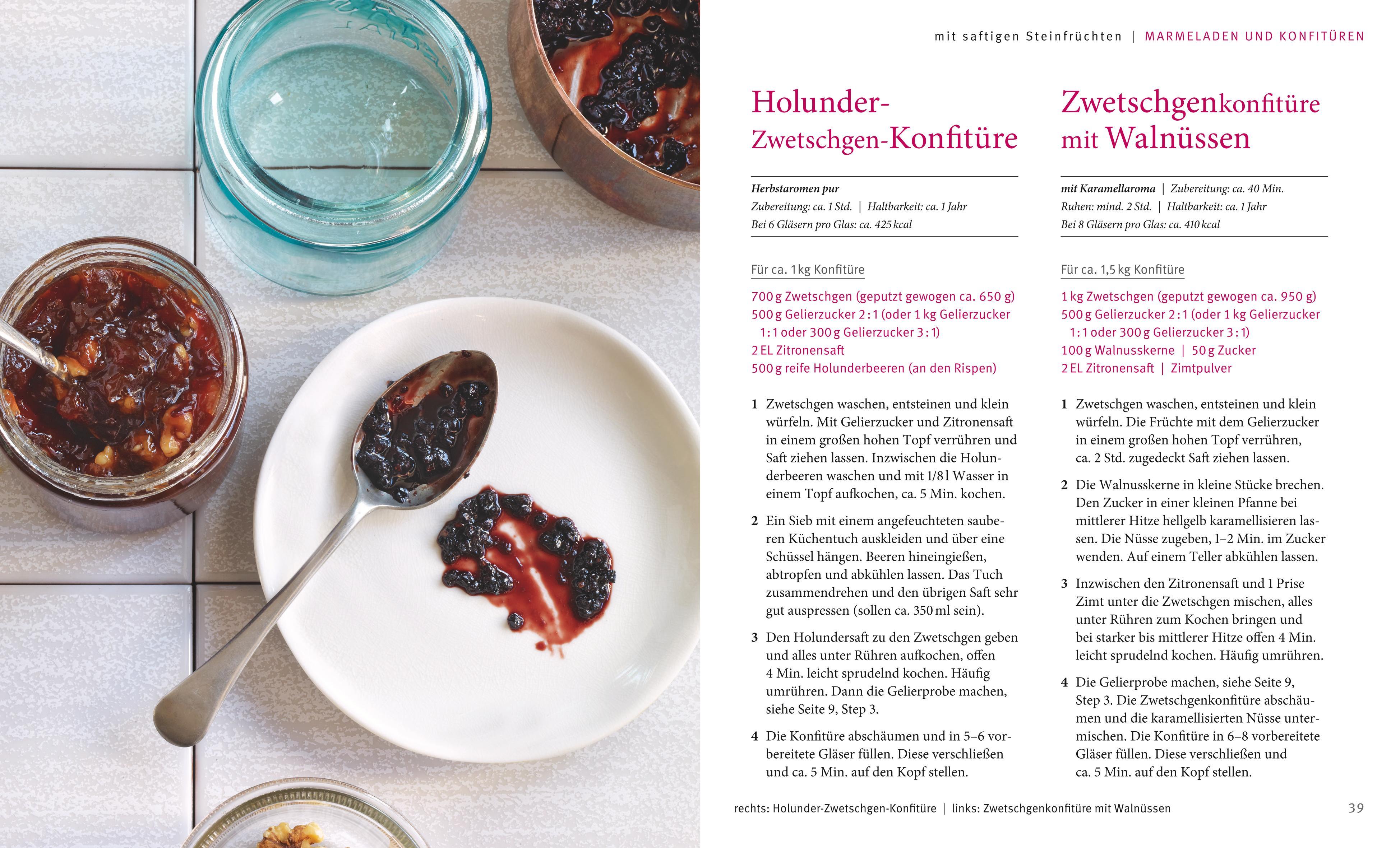 Beispielinhalt (Bild) Marmelade selbst gemacht