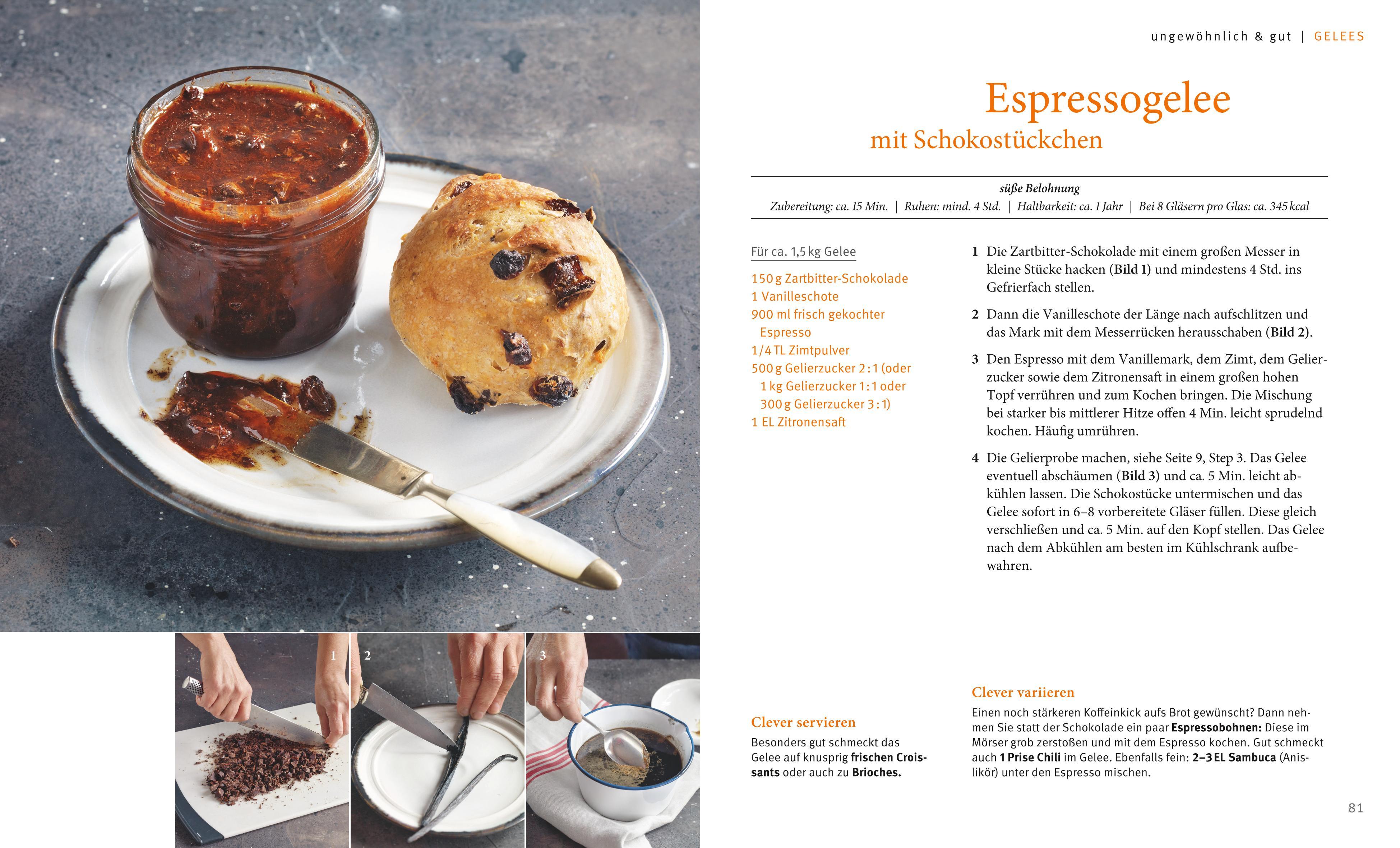 Beispielinhalt (Bild) Marmelade selbst gemacht