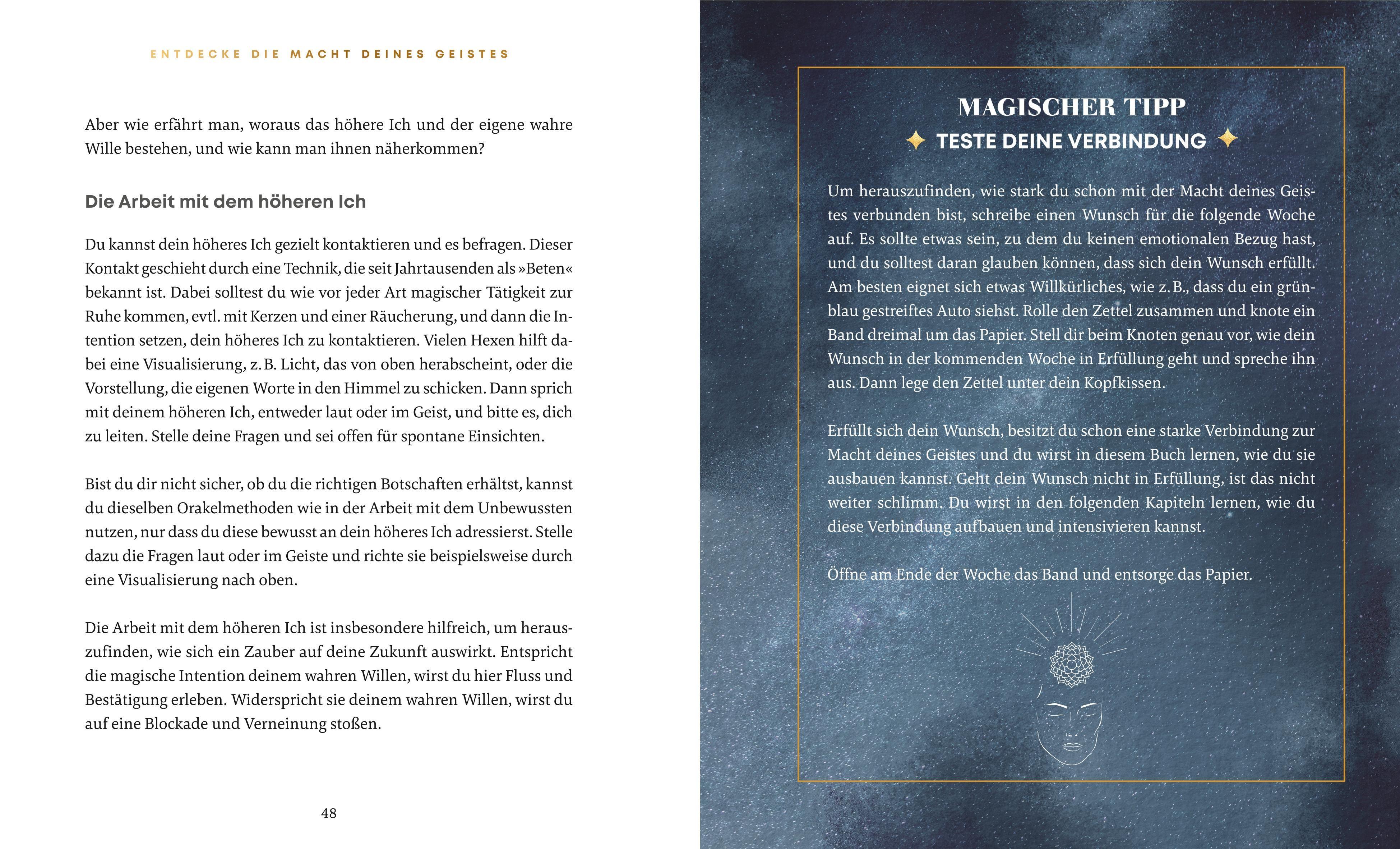 Beispielinhalt (Bild) Hexenwissen und weiße Magie