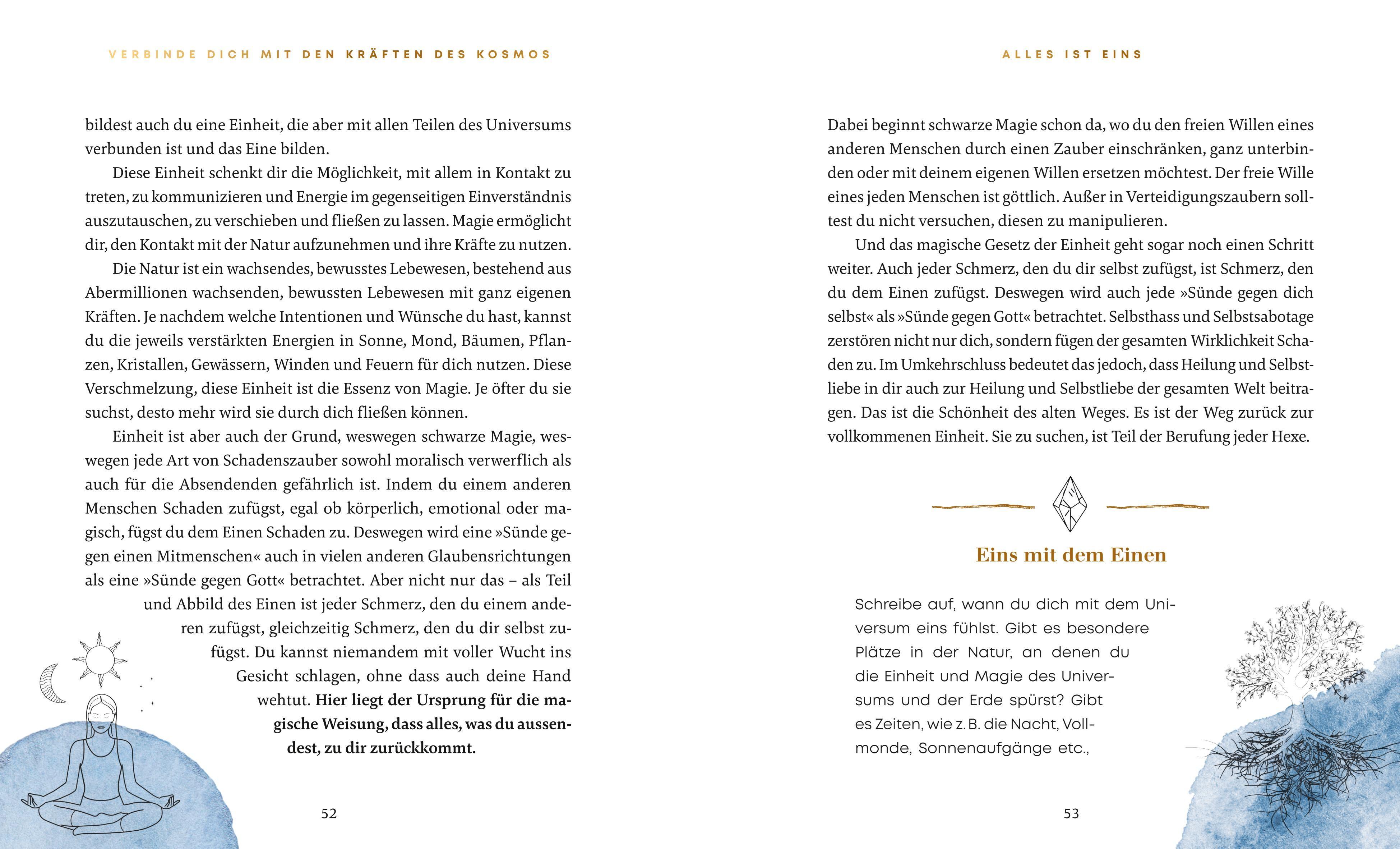 Beispielinhalt (Bild) Hexenwissen und weiße Magie