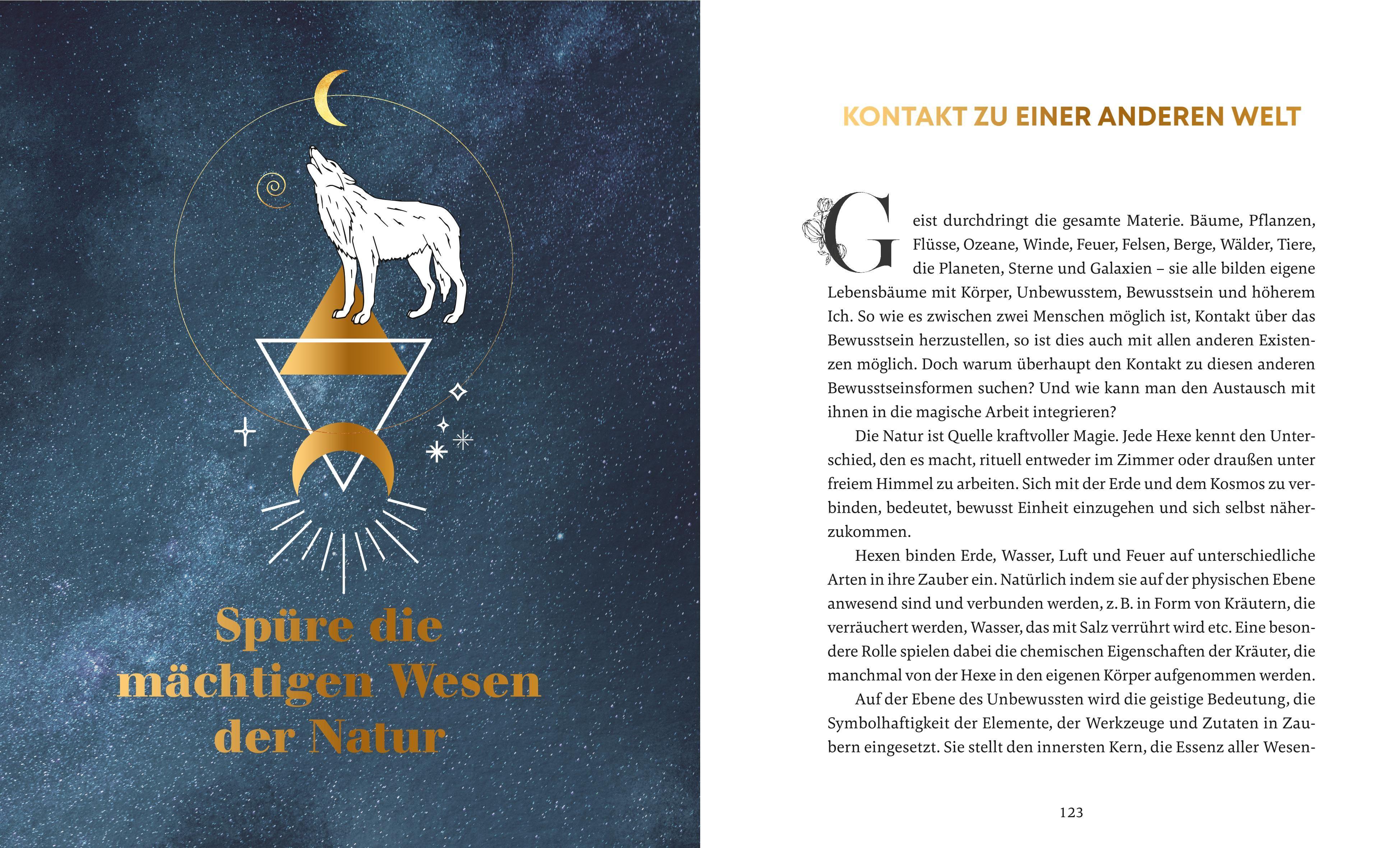 Beispielinhalt (Bild) Hexenwissen und weiße Magie