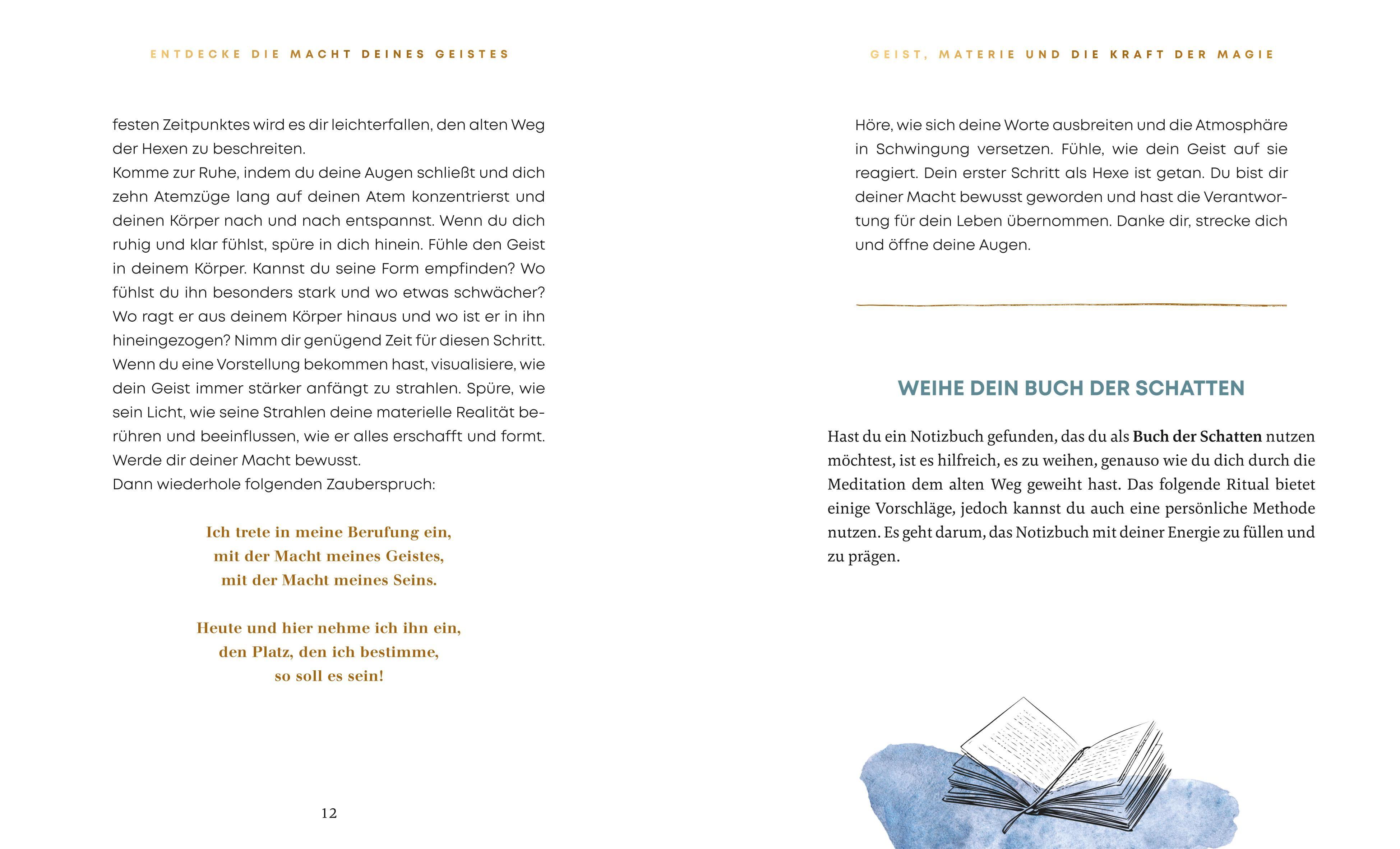 Beispielinhalt (Bild) Hexenwissen und weiße Magie