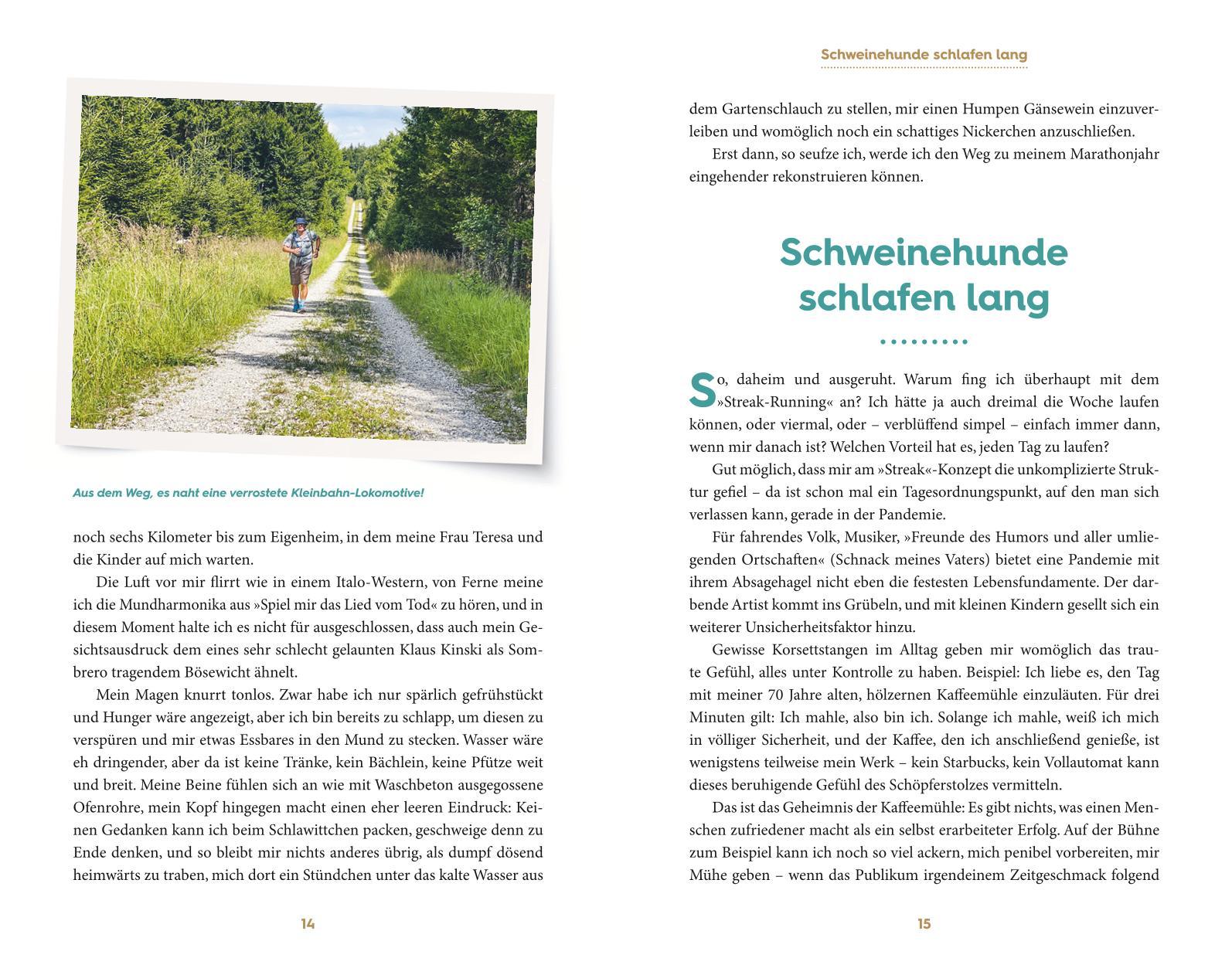 Beispielinhalt (Bild) Lauf, Wigald, lauf