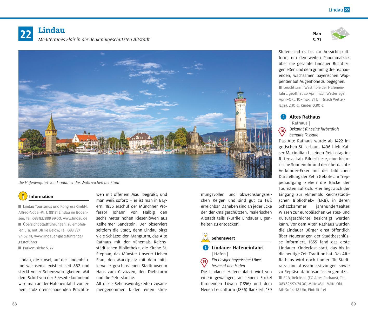 Beispielinhalt (Bild) ADAC Reiseführer Bodensee