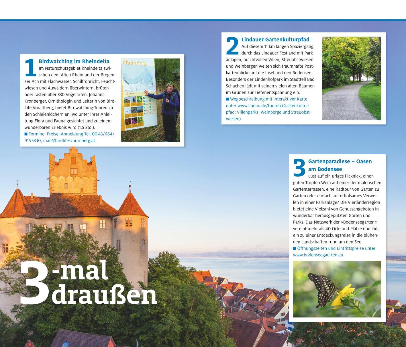Beispielinhalt (Bild) ADAC Reiseführer Bodensee