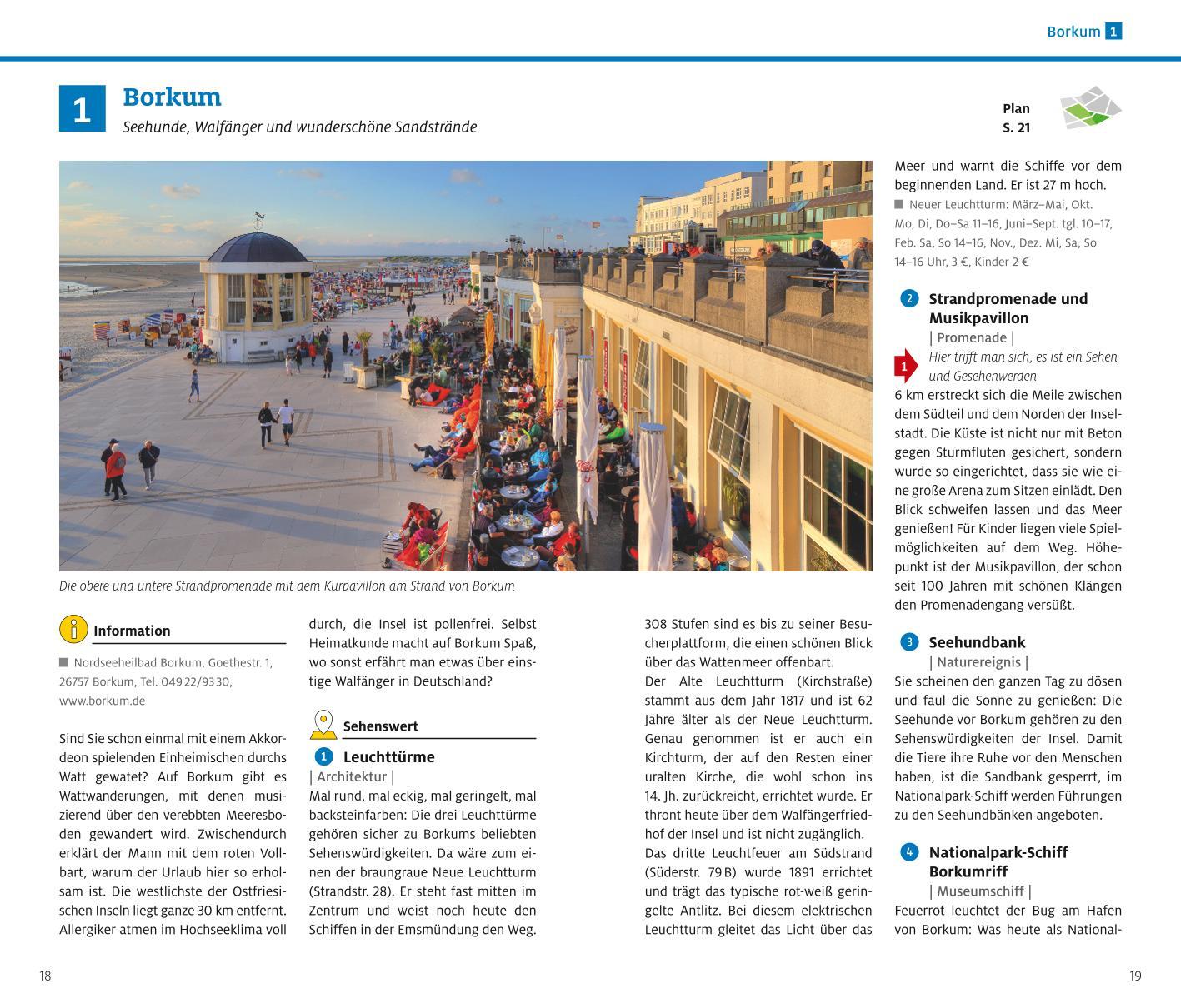 Beispielinhalt (Bild) ADAC Reiseführer Ostfriesland und Ostfriesische Inseln