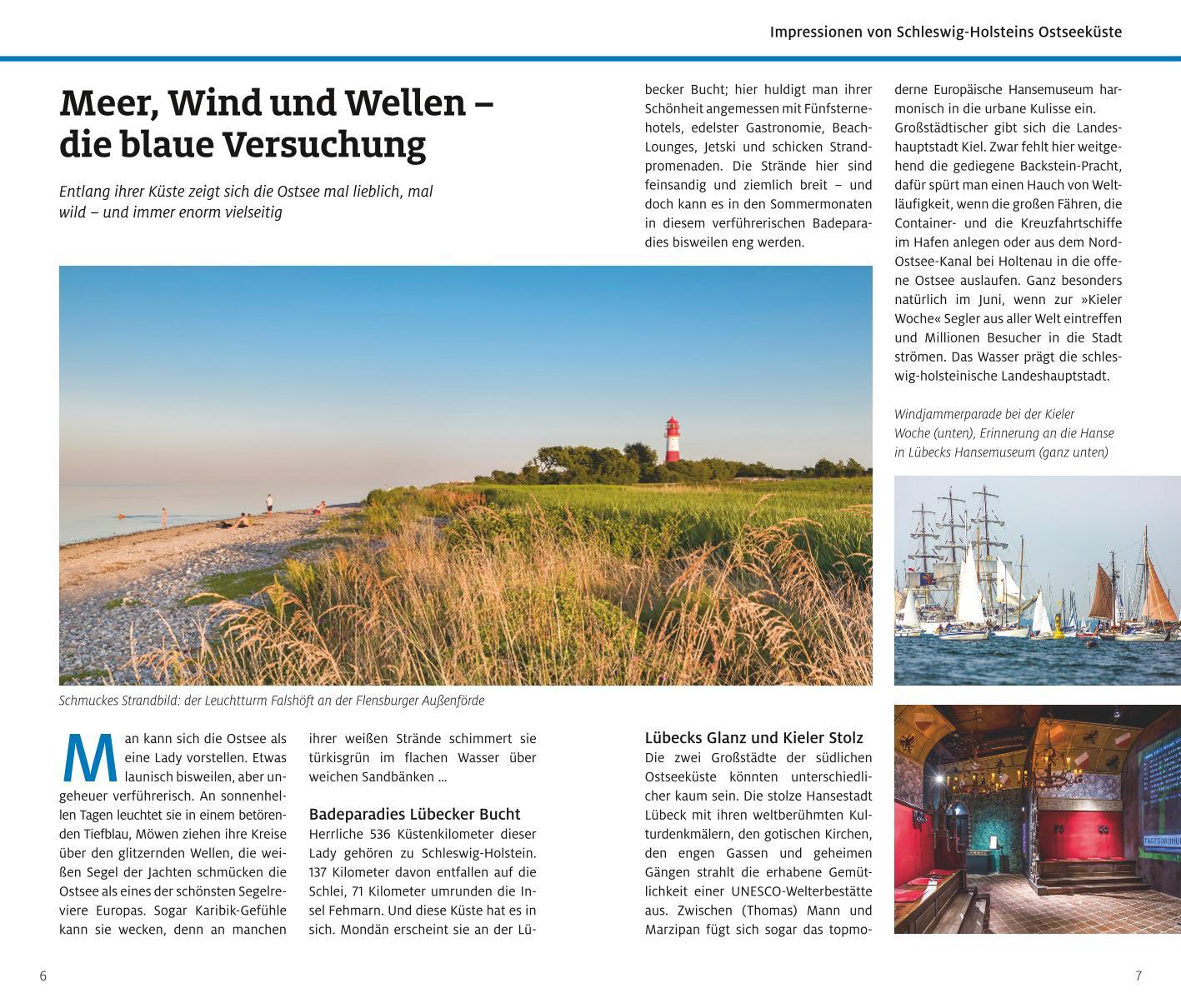 Beispielinhalt (Bild) ADAC Reiseführer Ostseeküste Schleswig-Holstein