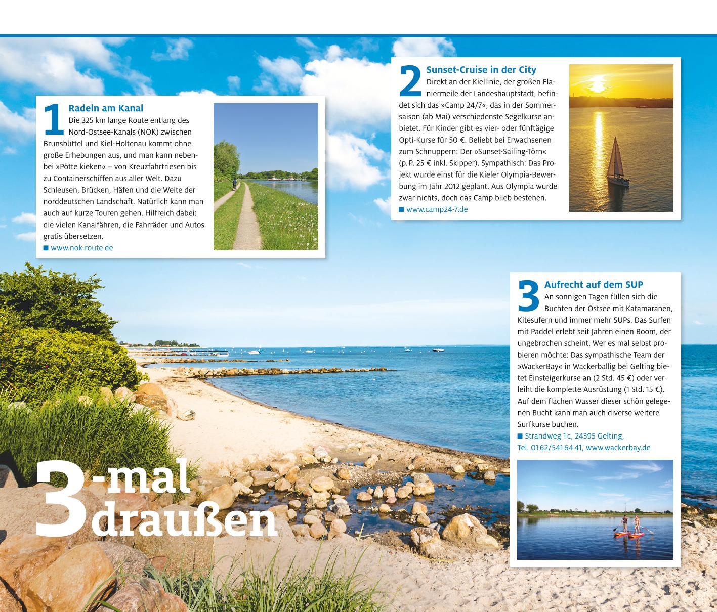 Beispielinhalt (Bild) ADAC Reiseführer Ostseeküste Schleswig-Holstein