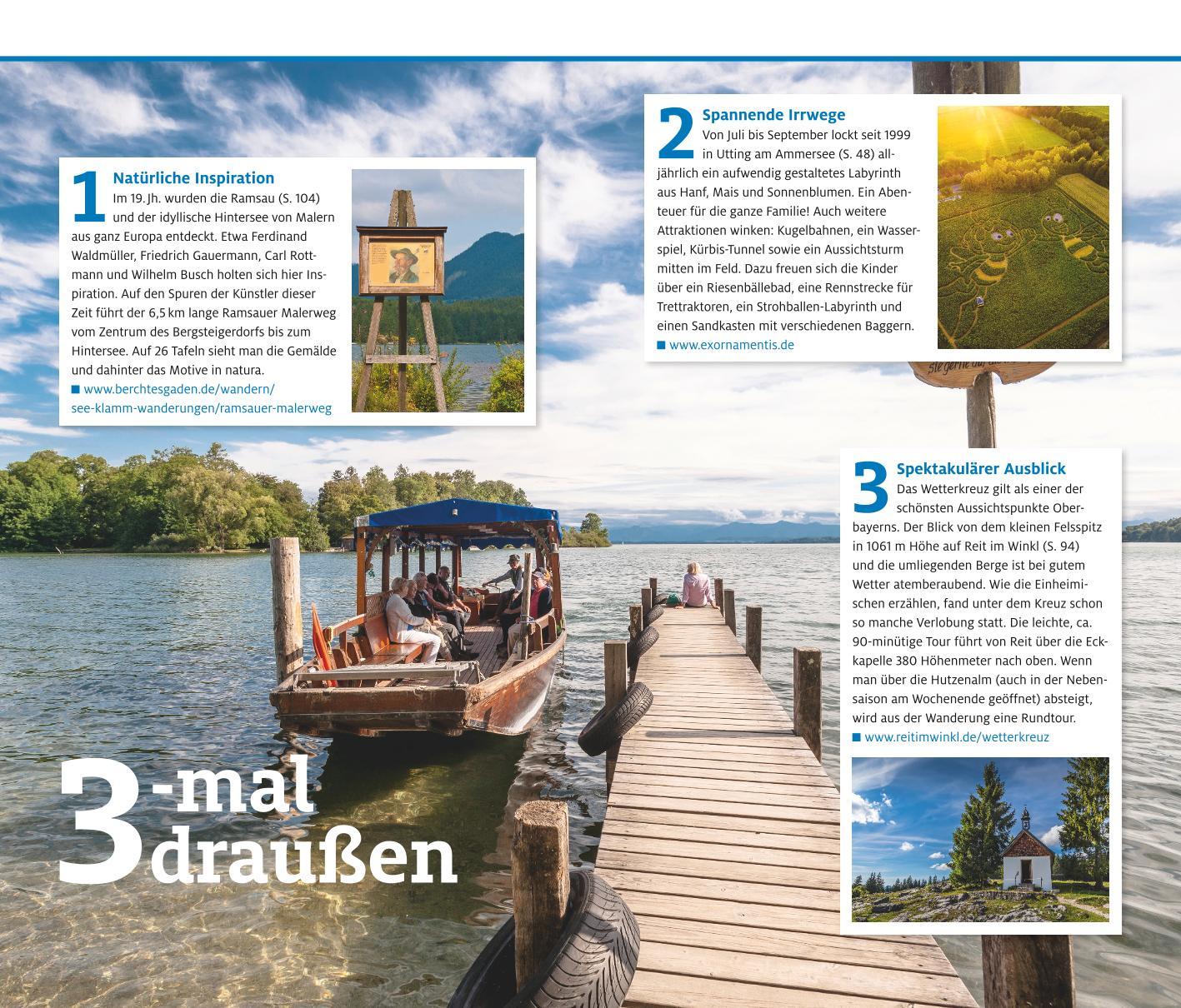 Beispielinhalt (Bild) ADAC Reiseführer Oberbayern