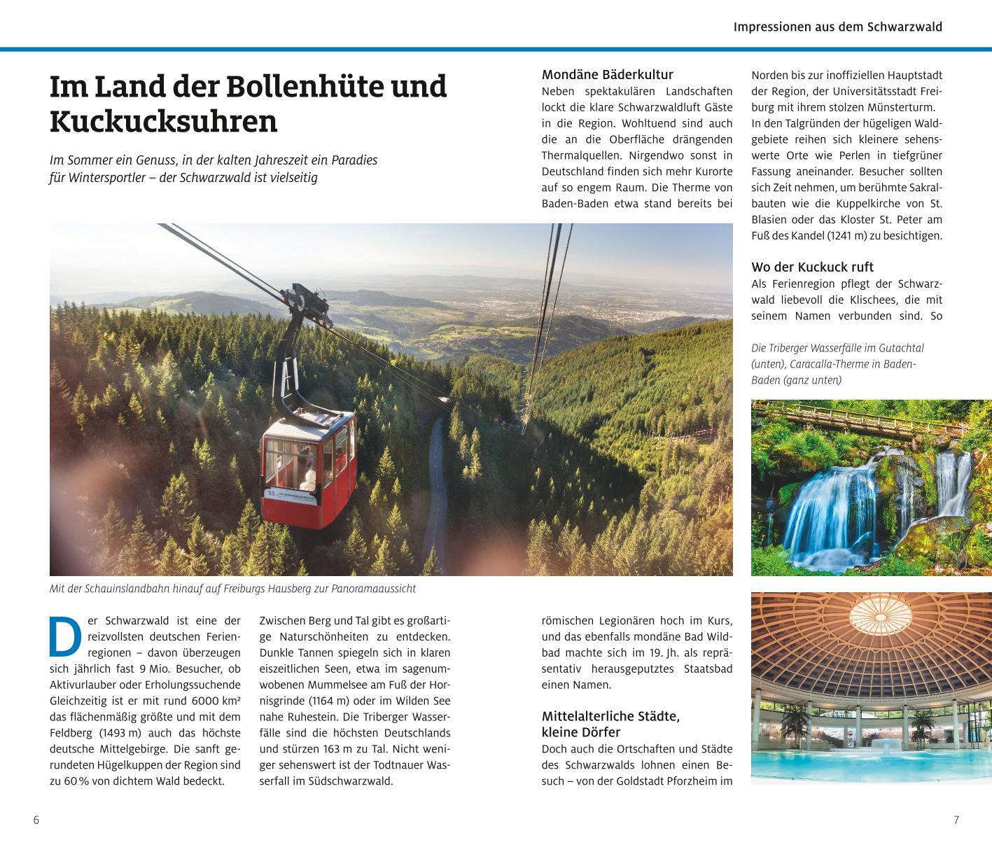 Beispielinhalt (Bild) ADAC Reiseführer Schwarzwald