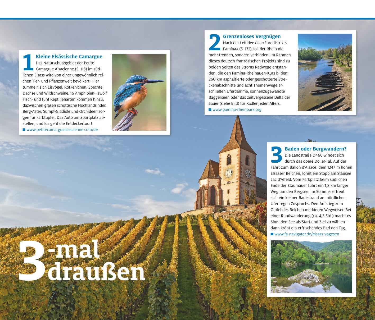 Beispielinhalt (Bild) ADAC Reiseführer Elsass