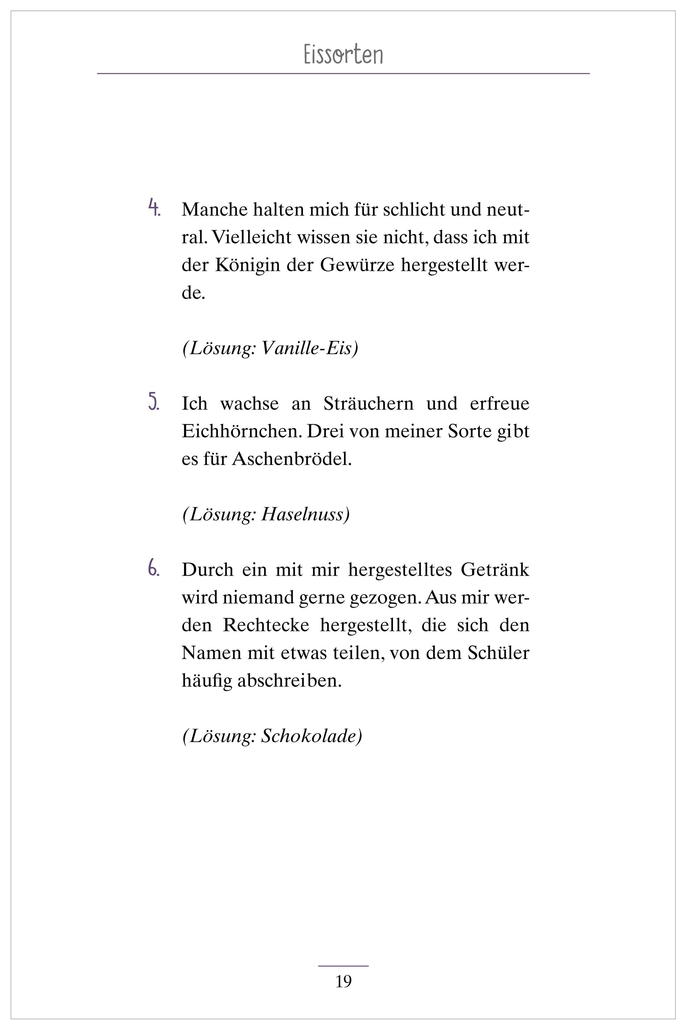 Beispielinhalt (Bild) Um die Ecke gedacht. Rätselgeschichten für Senioren