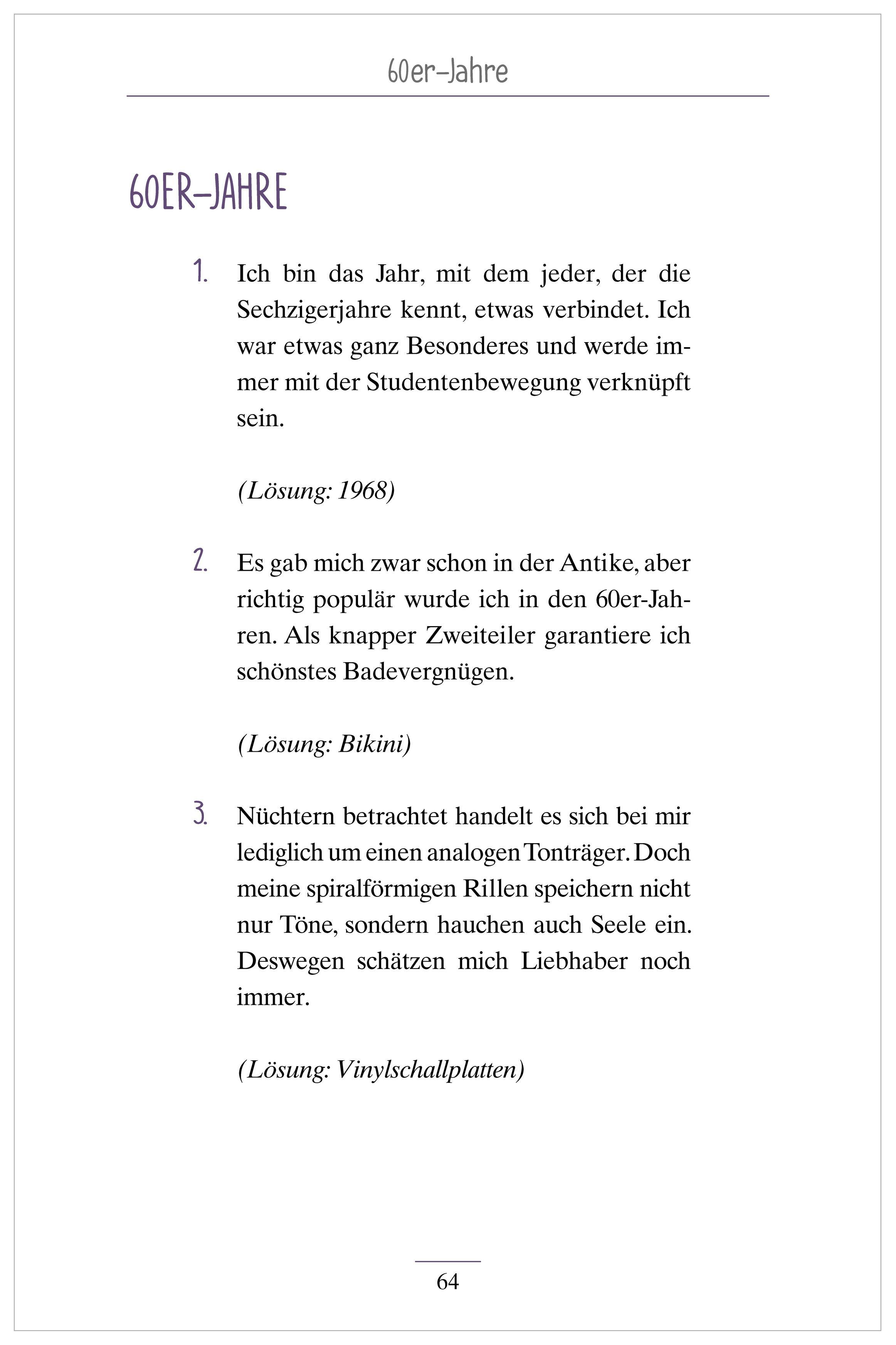 Beispielinhalt (Bild) Um die Ecke gedacht. Rätselgeschichten für Senioren