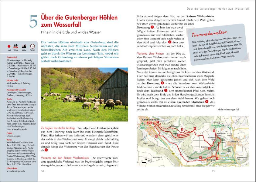 Beispielinhalt (Bild) Wander-Geheimtipps Schwäbische Alb
