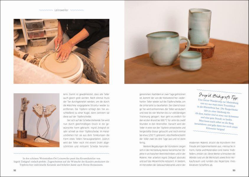 Beispielinhalt (Bild) Cafés und Ateliers in der Pfalz