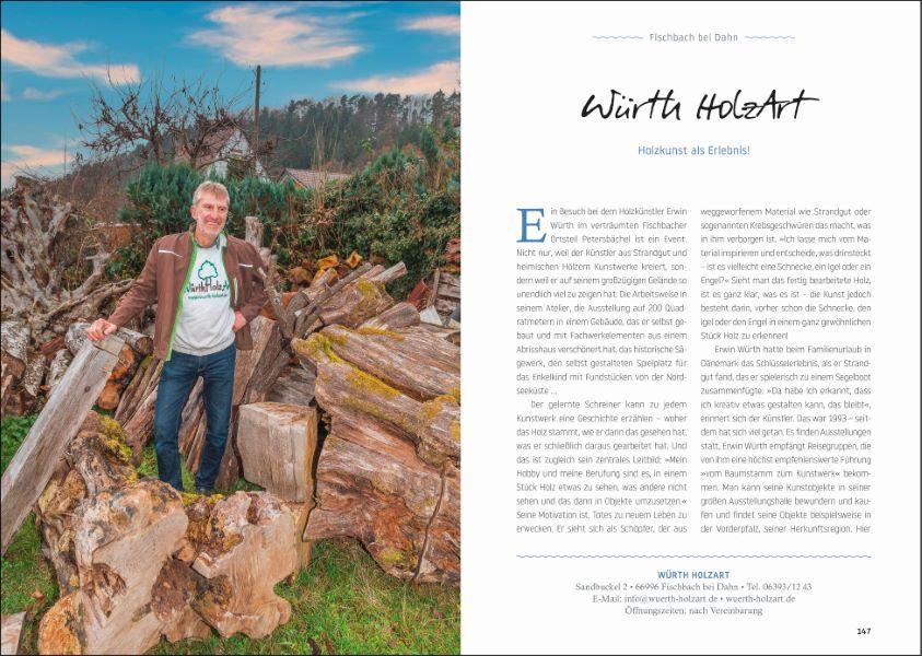 Beispielinhalt (Bild) Cafés und Ateliers in der Pfalz