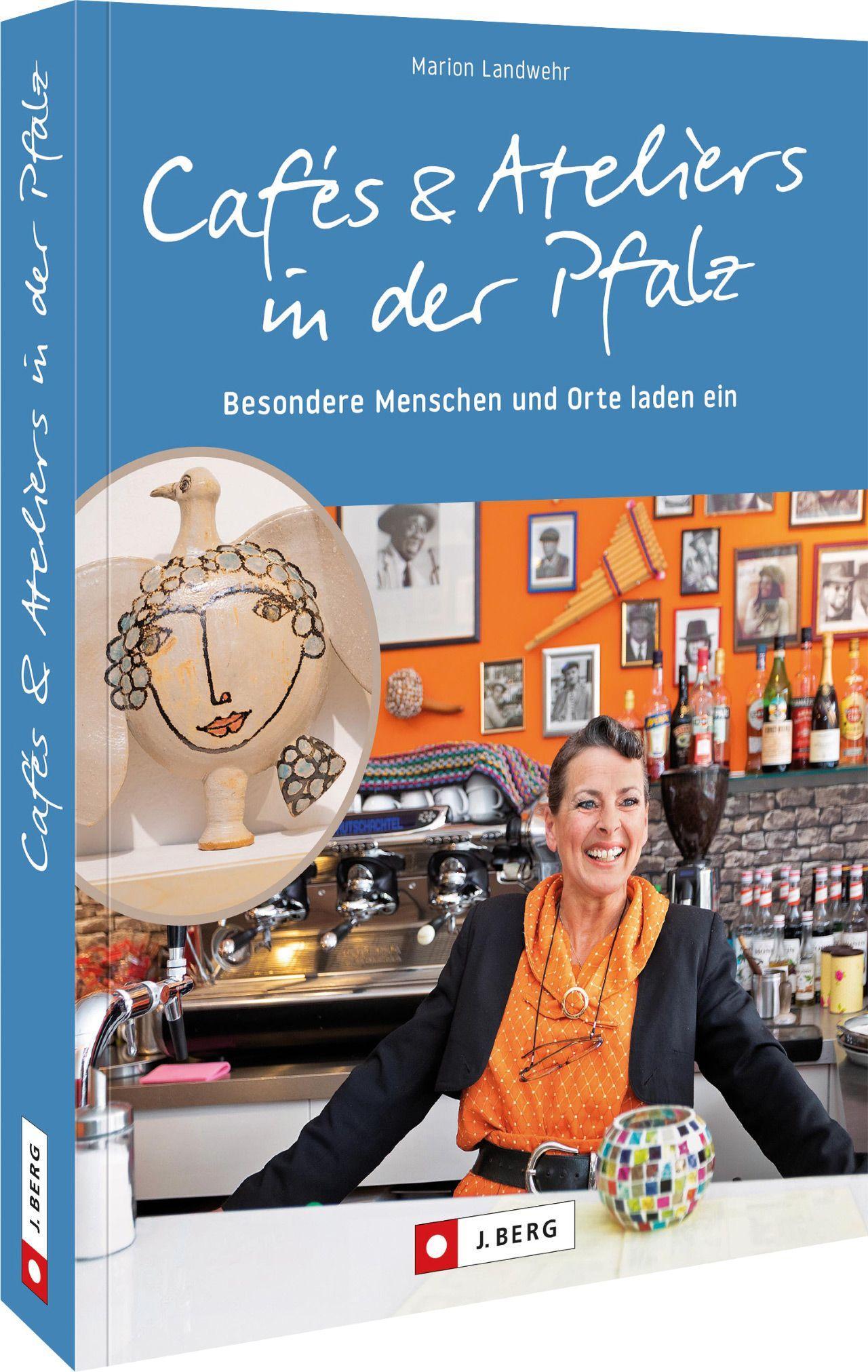 Vorderes Coverbild Cafés und Ateliers in der Pfalz