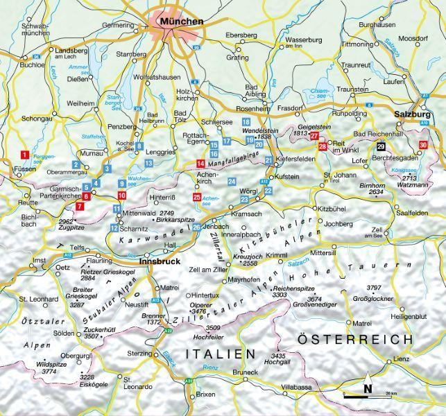 Beispielinhalt (Bild) Wilde Wasserfälle und Klammen in den Bayerischen Hausbergen