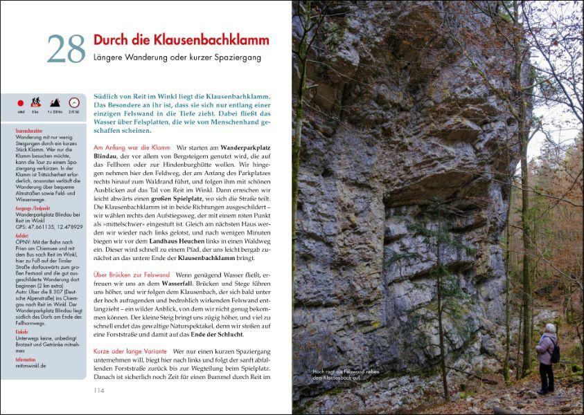 Beispielinhalt (Bild) Wilde Wasserfälle und Klammen in den Bayerischen Hausbergen