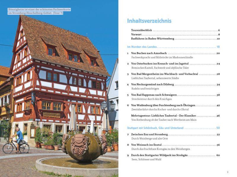 Beispielinhalt (Bild) Die Radel-Bucket-List Baden-Württemberg